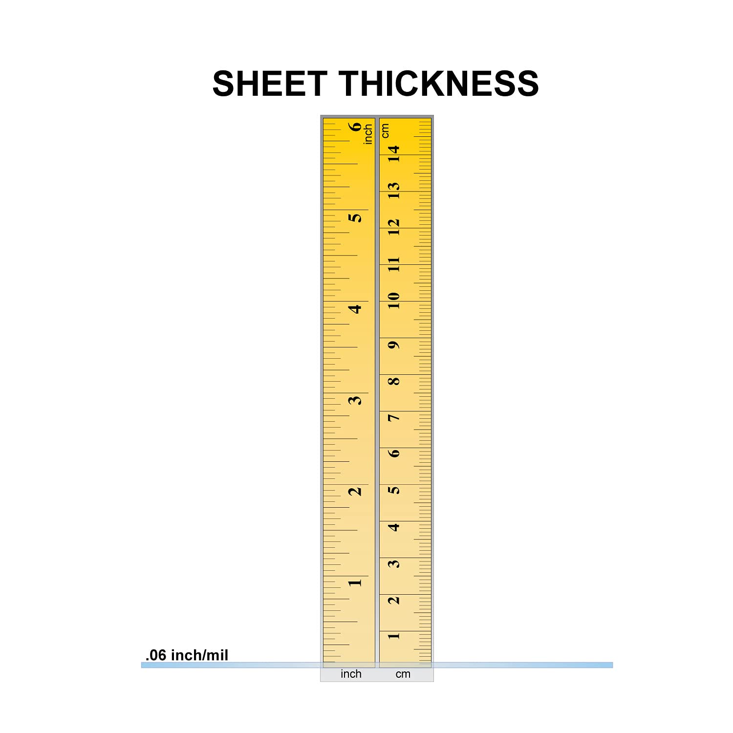 Premium PETG Clear Plastic Plexiglass Sheets - 12