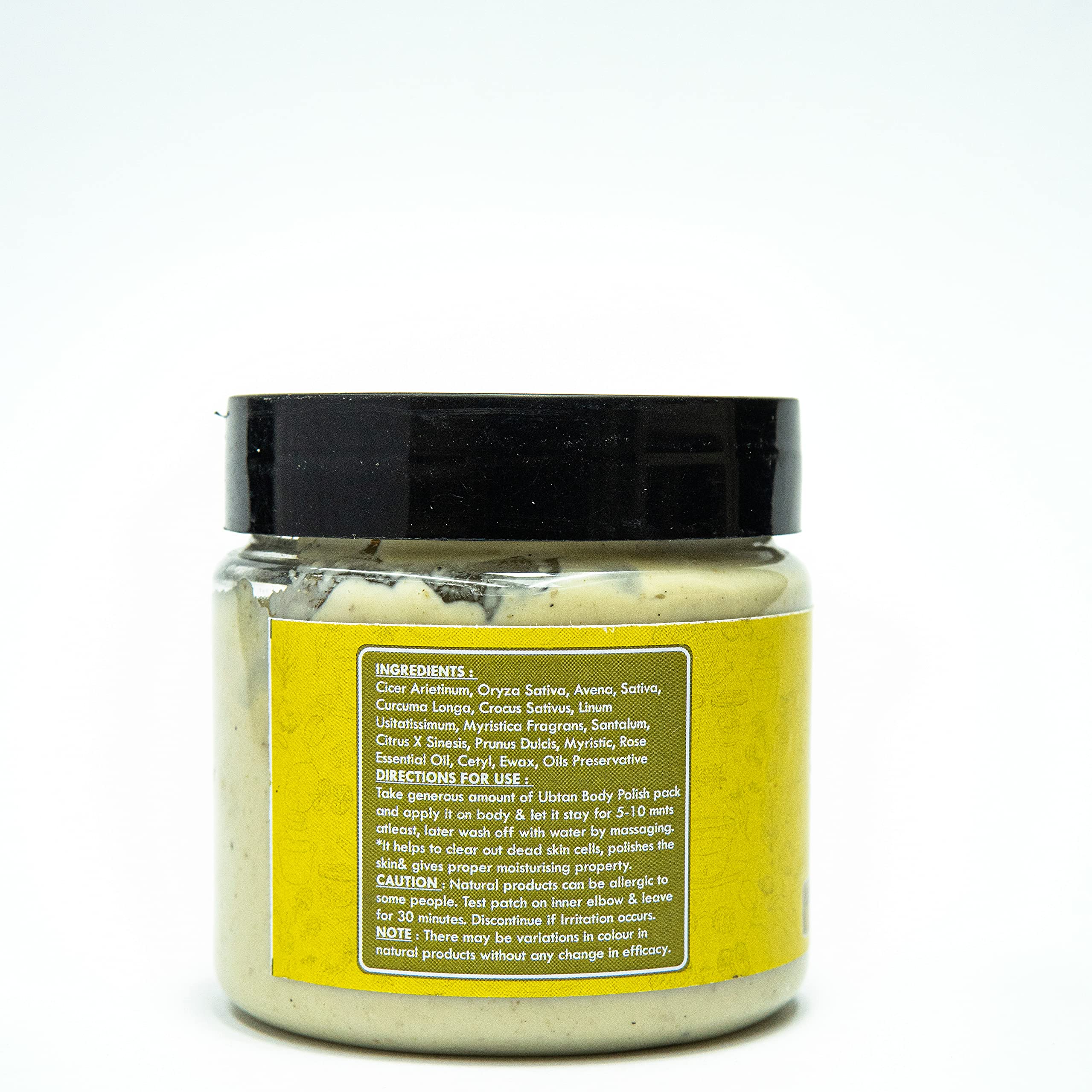 Sanjeevani Herbal Ubtan Body Polish Pack - Natural Exfoliating Scrub for Glowing Skin | Ayurvedic Skin Brightening & Detox | Perfect for Spa Day & Self-Care Routine