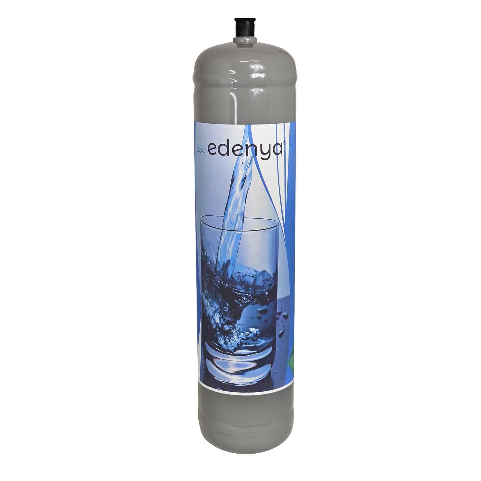 Edenya Bubbles Disposable 600g CO2 Cylinder with M11x1 Thread for Sparkling Water (E290) - Perfect for Soda Makers, Home Carbonation & Beverage Dispensing