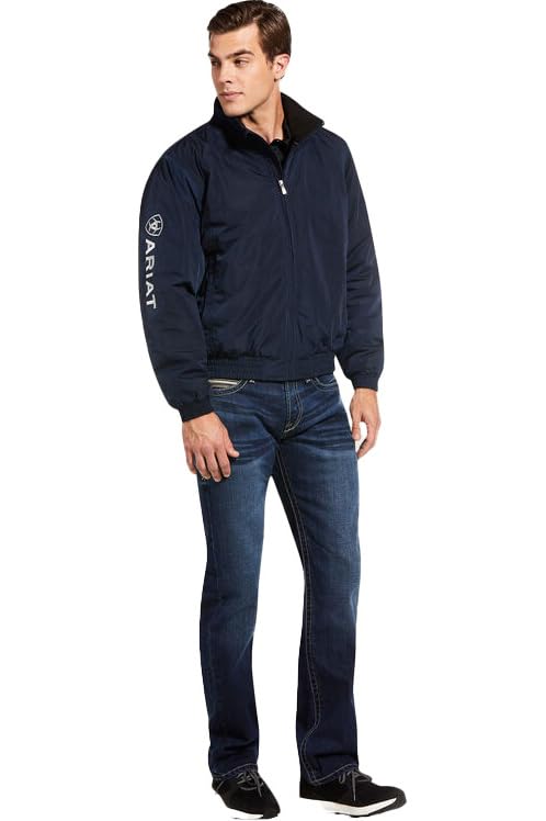 Ariat Men's Stable Insulated Jacket - Waterproof Winter Coat for Equestrian Riding, Outdoor Work & Cold Weather Activities