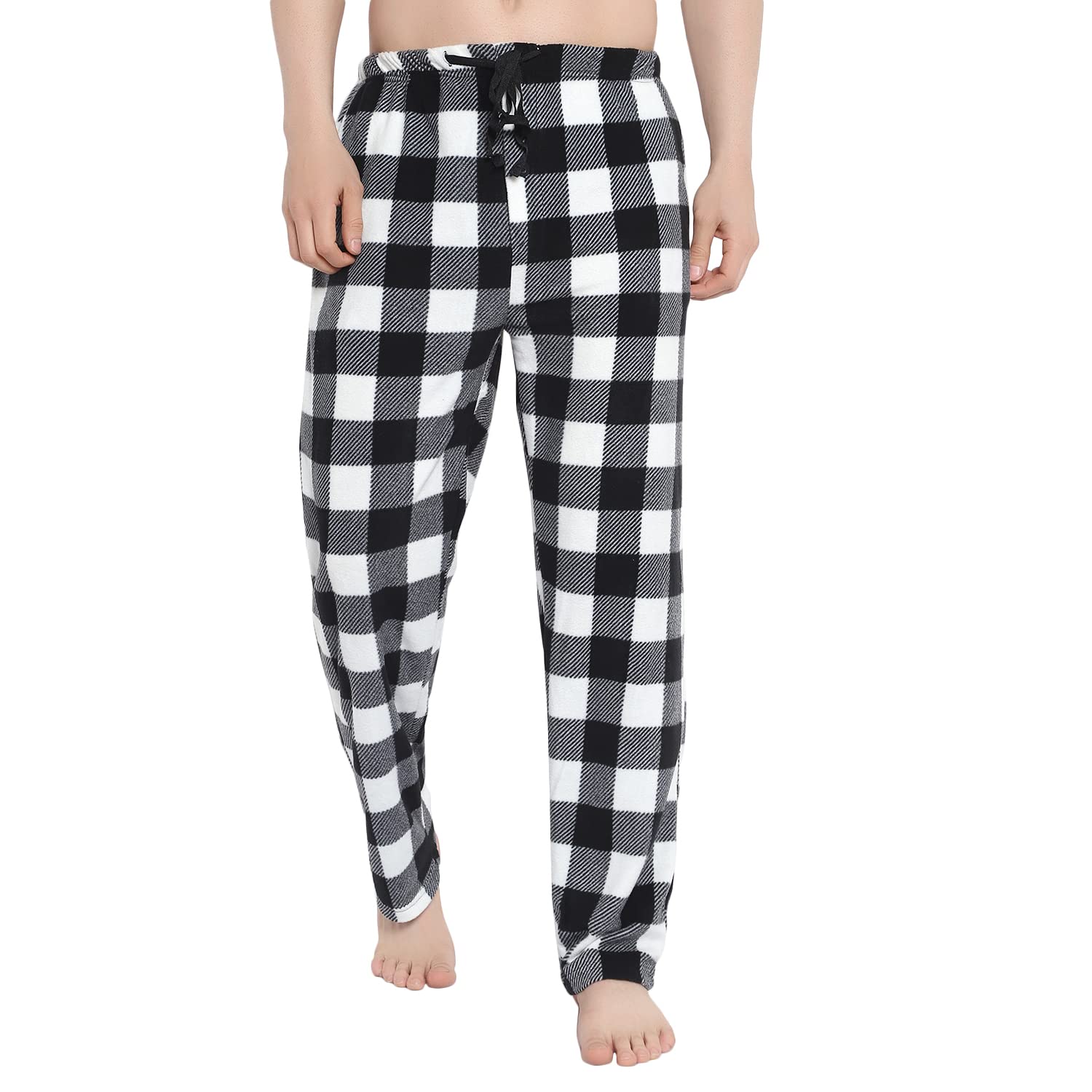 Cozy Boys Fleece Pajama Pants - Plaid Sleepwear for Big Boys Size 8-18 - Perfect for Christmas, Winter Nights & Sleepovers - Soft Holiday Pajamas for Kids & Teens