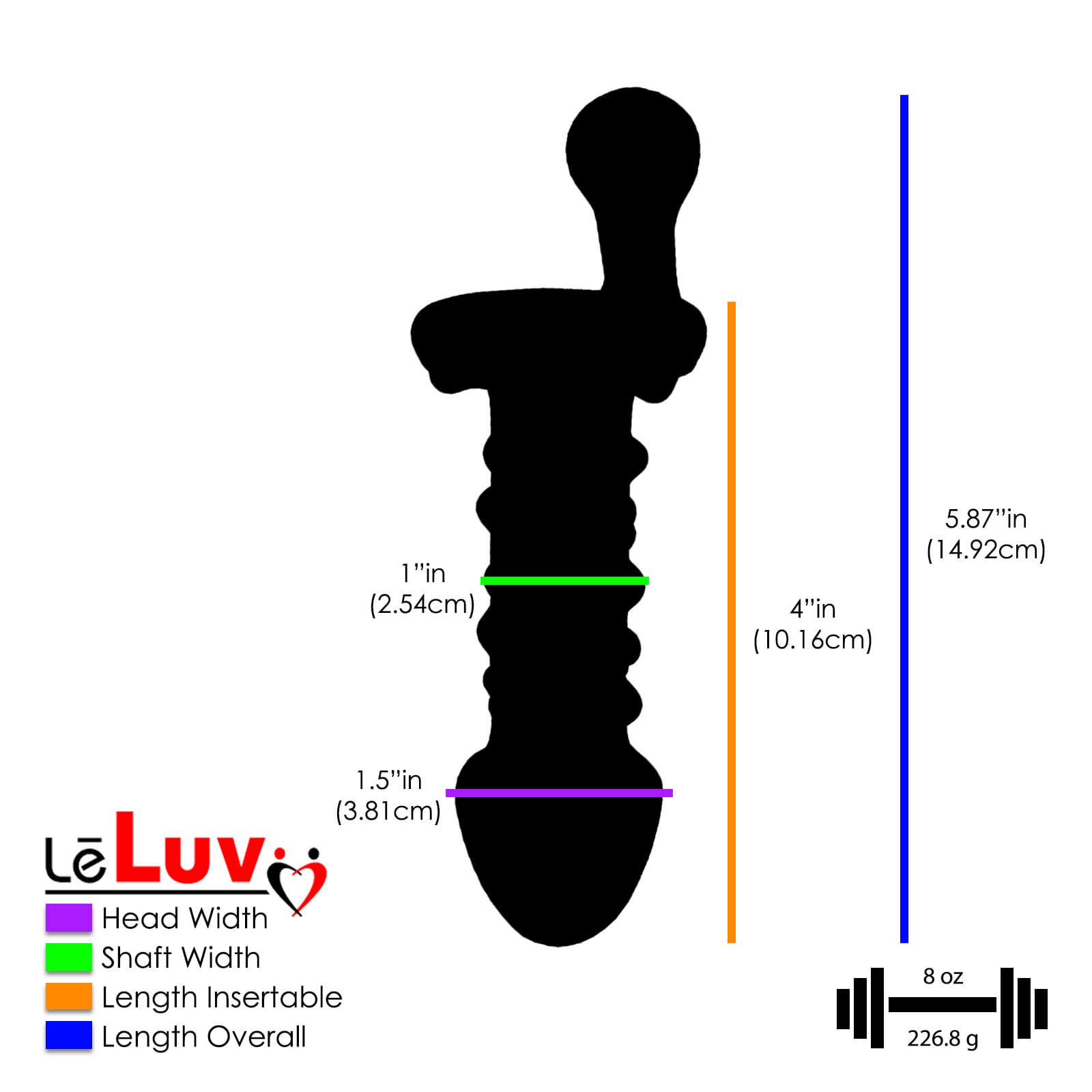 Premium LELUV Deluxe Glass Dildo & Butt Plug Set - 5 Piece BDSM Sex Toy Kit with Luxury Padded Storage Pouches (Pink) for Couples Play, Solo Exploration & Sensual Massage