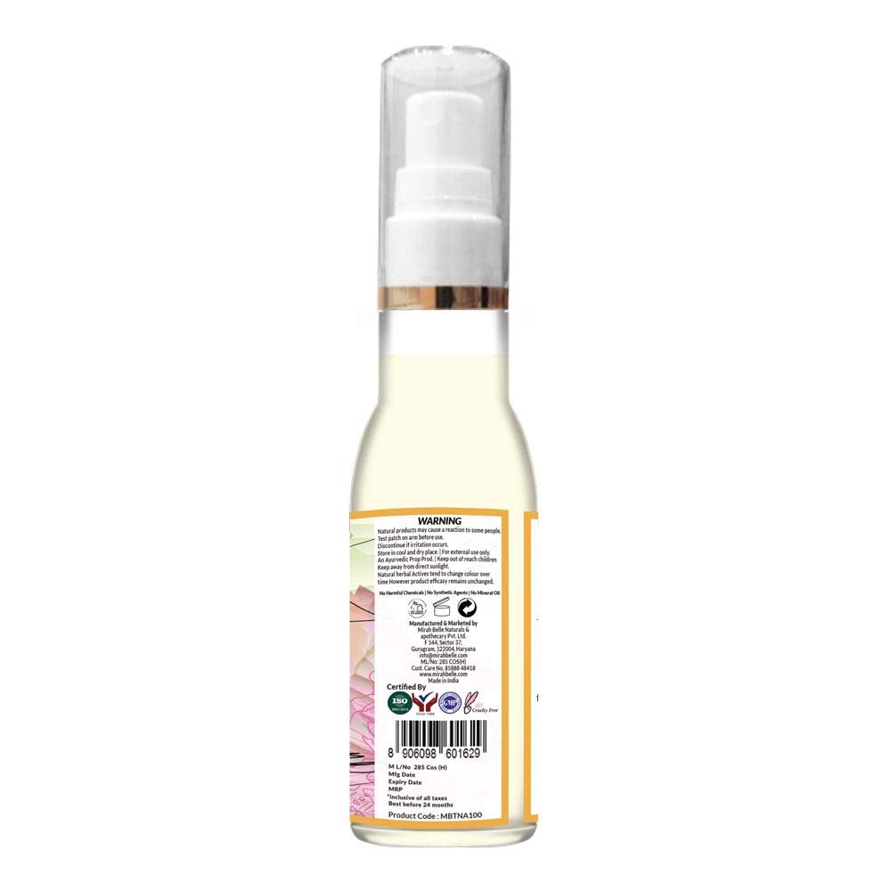 Mirah Belle Neem Anti Acne Natural Face Toner - Sulfate & Paraben Free - 100ml - Buy 2 Get 10 Free Face Masks - For Oily & Acne-Prone Skin - Daily Skincare Routine & Post-Workout Refreshment