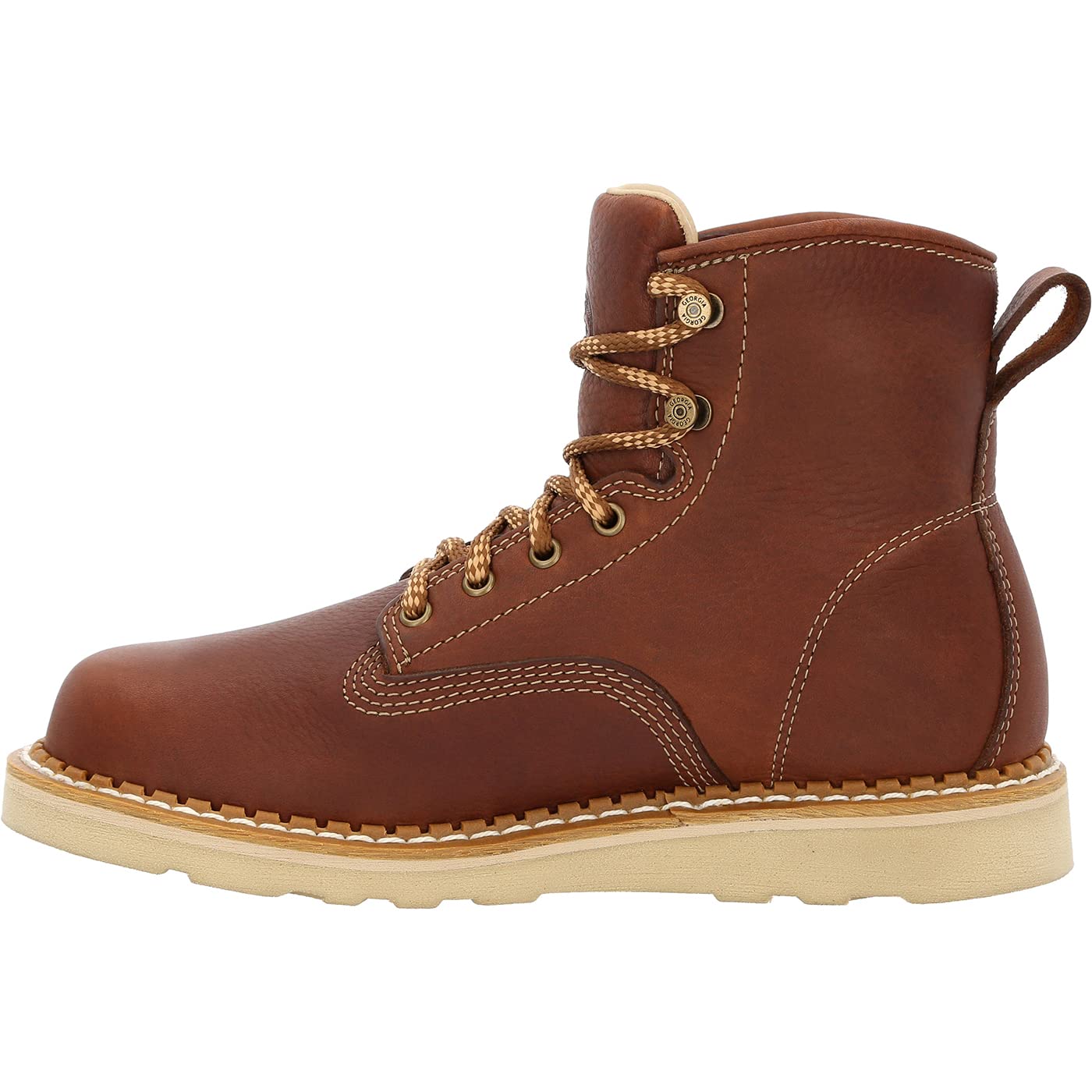 Georgia Boot Women's America Made Construction Boot - Durable Work Boots for Construction, Landscaping & Outdoor Work - Safety Toe & Slip Resistant Work Shoes