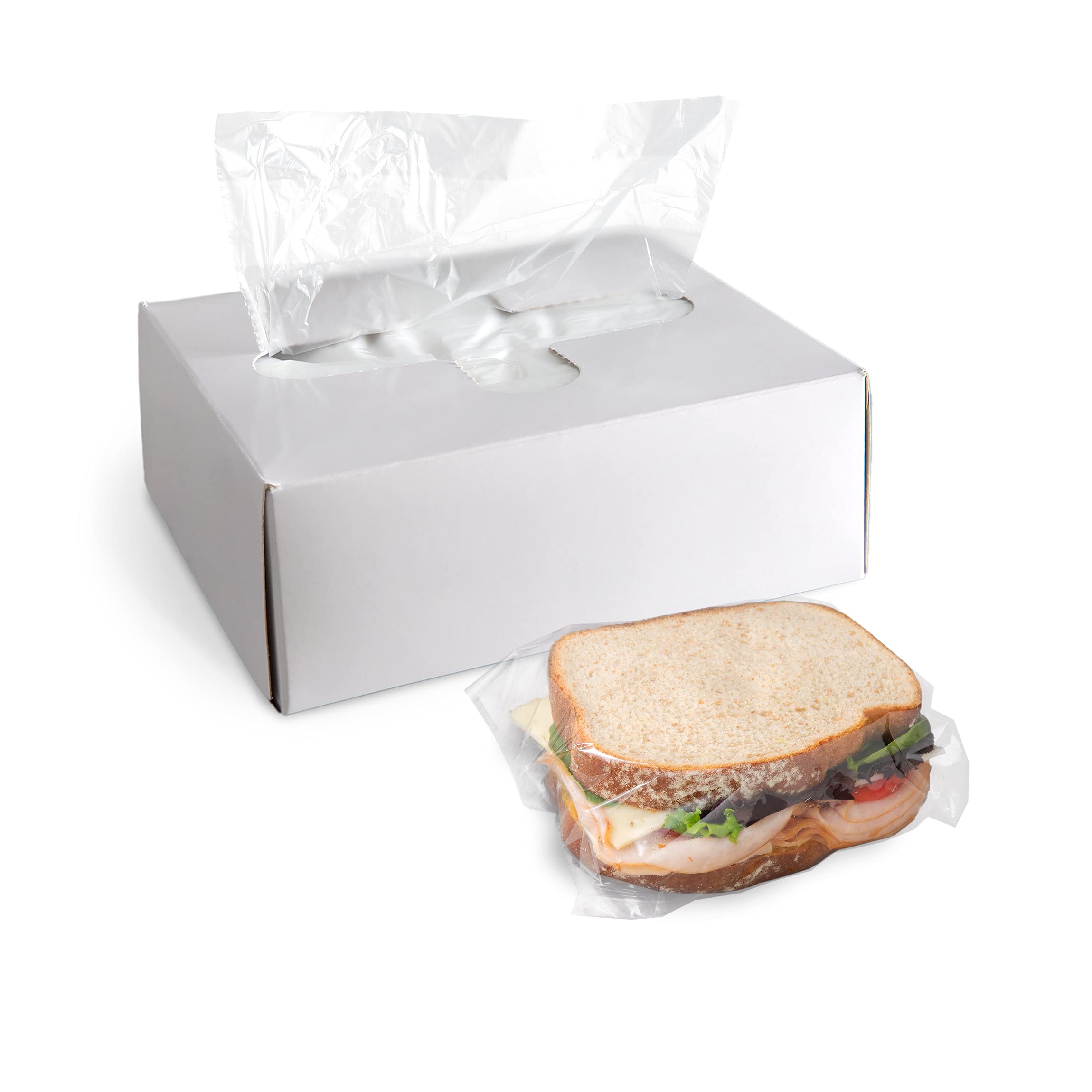 APQ 2000 Count 6.5 x 6.75 Inch Flip Top Sandwich Bags - 1.5