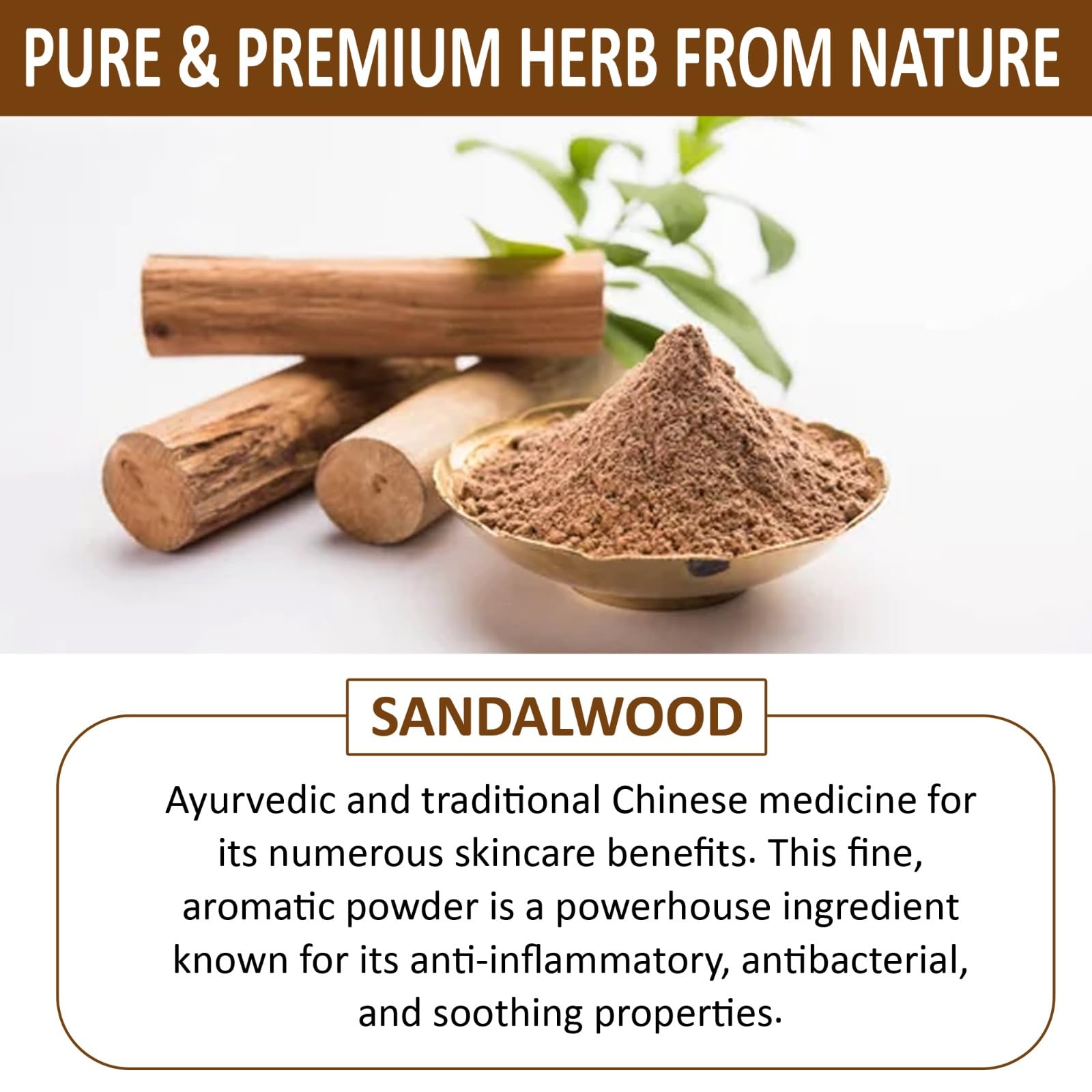 7 DAYS Sandalwood Face Pack Powder - 100% Pure Santalum Album (Chandan) for Glowing Skin & Acne Treatment | Natural Face & Body Care | Perfect for Spa Days & Daily Skincare Routine