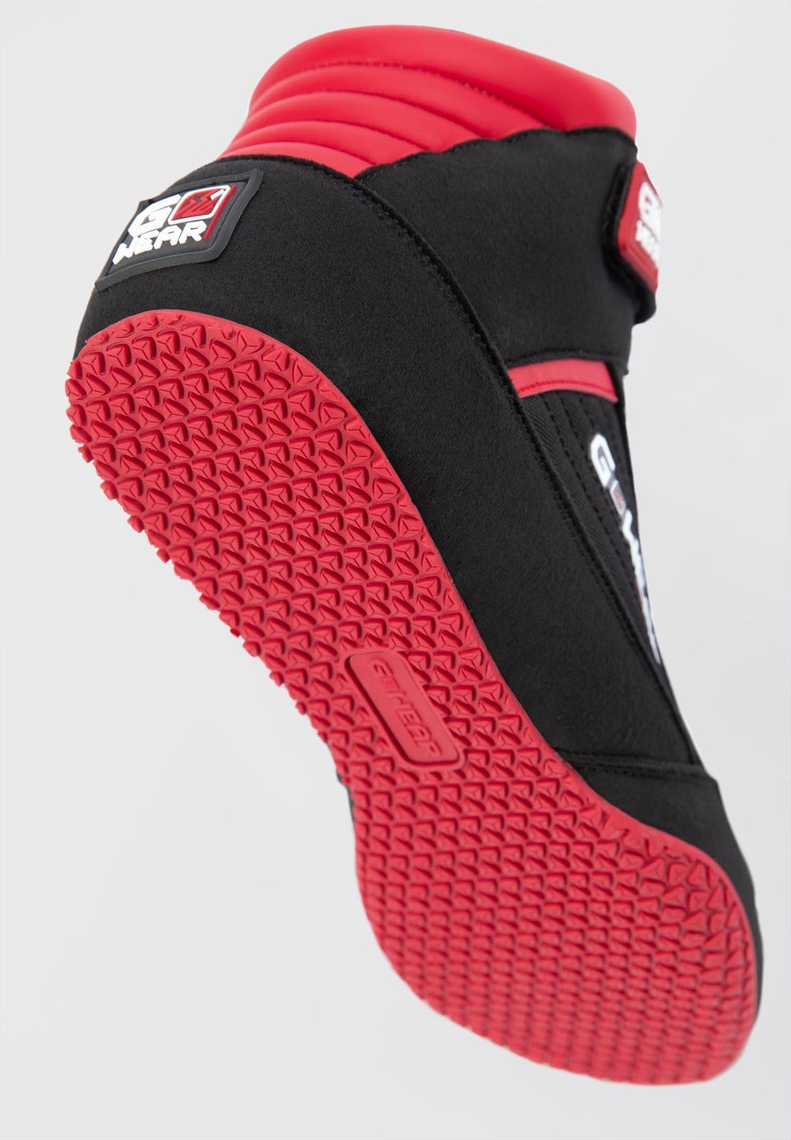 Gorilla Wear Gwear Classic High Top Sneakers for Men & Women - Black/Red Basketball Shoes for Streetwear & Casual Fashion