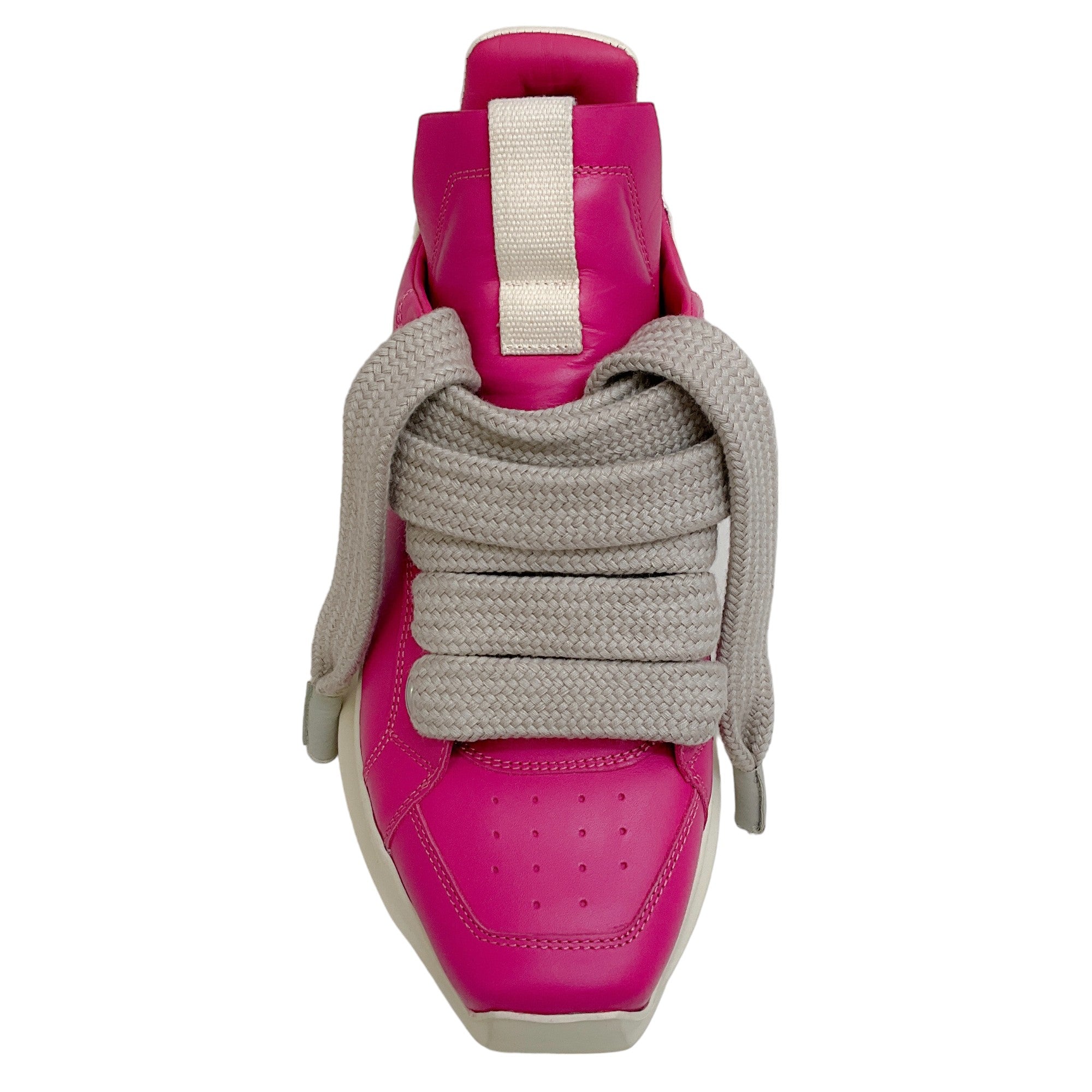Rick Owens Geth Runner Sneakers in Hot Pink & Milk - Stylish High-Top Fashion Sneakers for Men & Women | Perfect for Streetwear, Casual Outfits & Urban Fashion