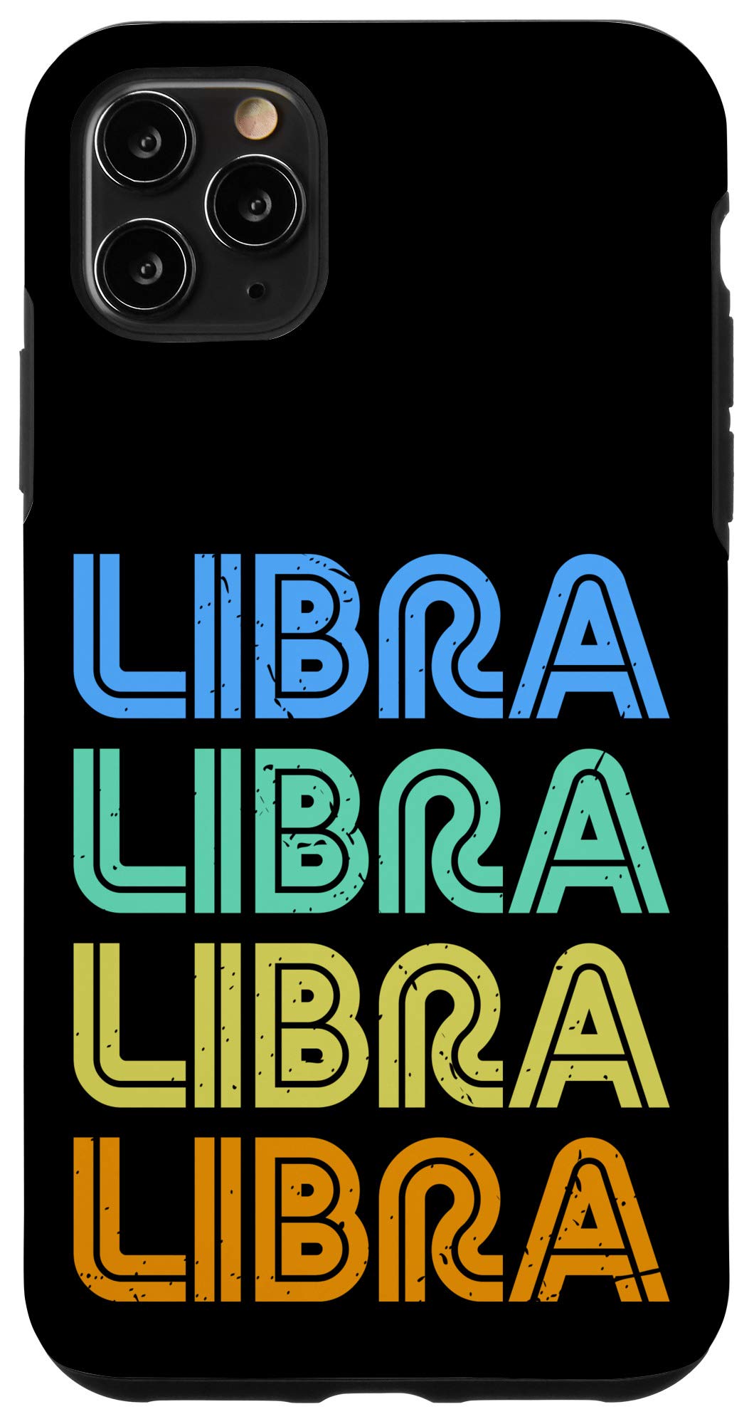 iPhone 11 Pro Max Case - Vintage Retro Design with Libra Zodiac Sign & Constellation | Perfect for Astrology Lovers & Unique Style Protection