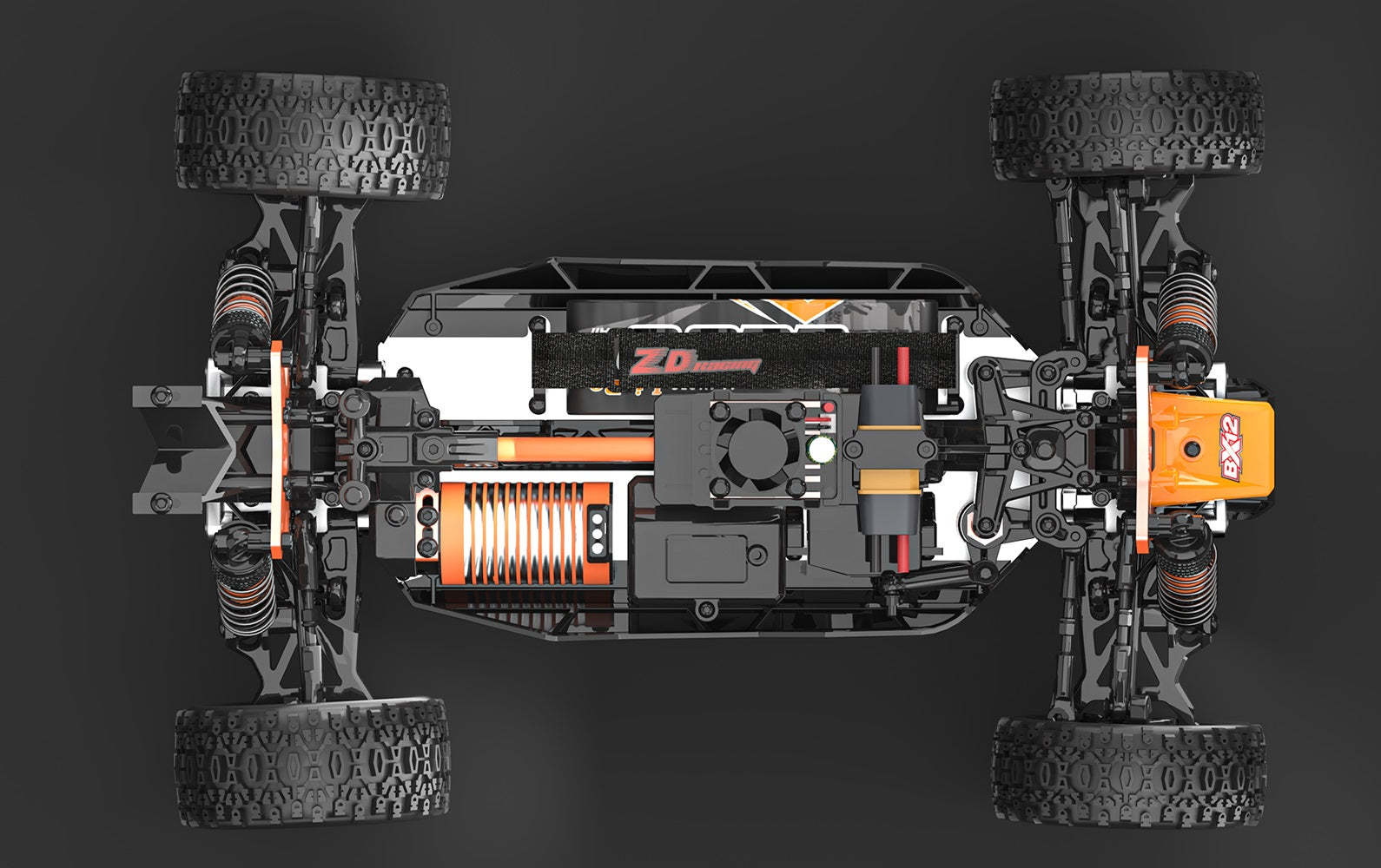 **ZD Racing BX 12 1/12 Scale 4WD RC Car - 70km/h High Speed, 3S Brushless Motor, 2.4G RTR, Oil-Filled Shocks - Off-Road Racing Truck for Adults & Kids (Perfect for Backyard, Park & Track Racing)**