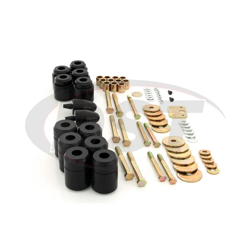 Energy Suspension Body Lift Kit 1in for Jeep Wrangler (1987-2006) - Black | 2.4108G | Off-Road Upgrade & Suspension Enhancement