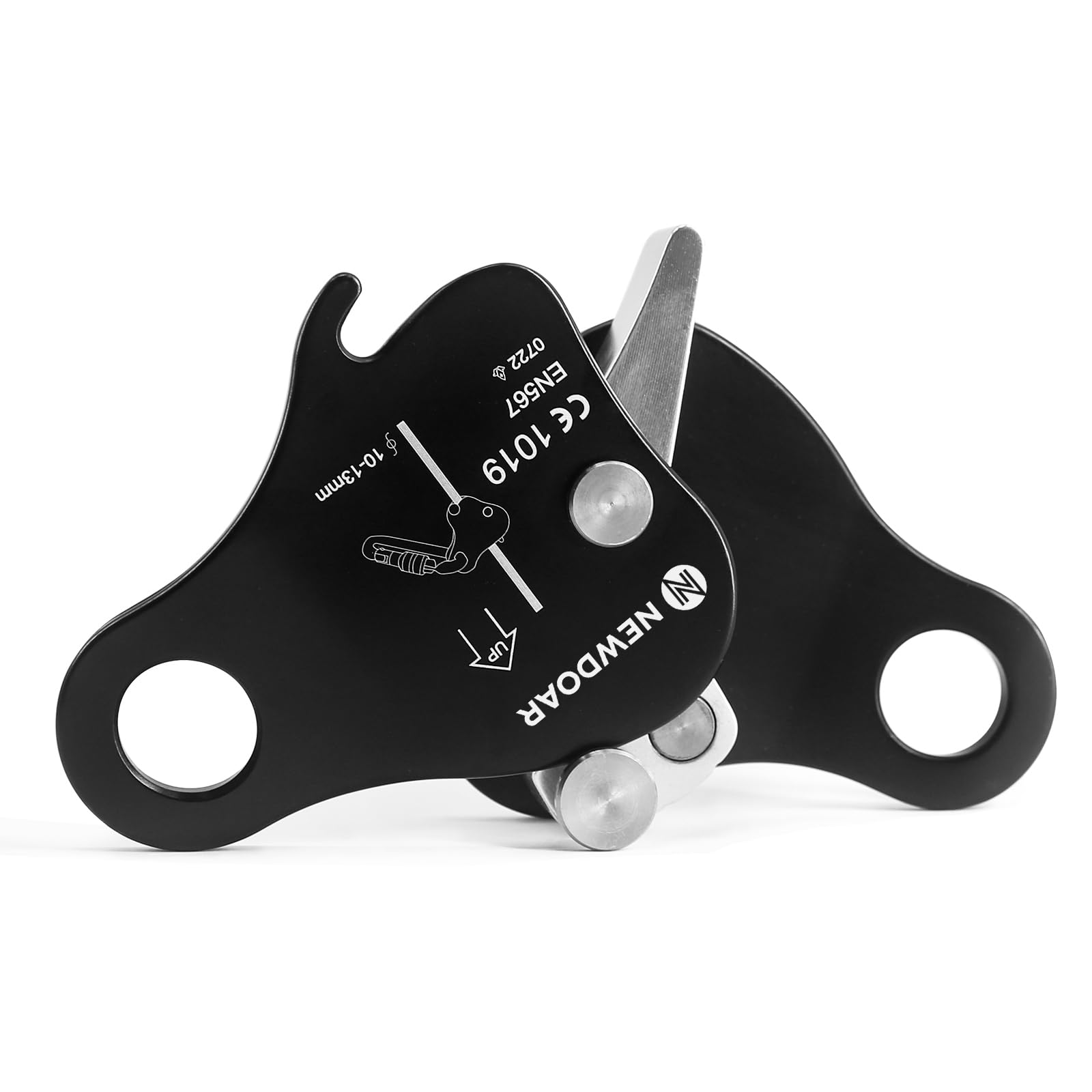 NewDoar Rope Grab Ascender - Adjustable Rope Clamp for Rock Climbing, Rescue & Safety Gear - Perfect for Outdoor Adventures, Caving & Emergency Situations