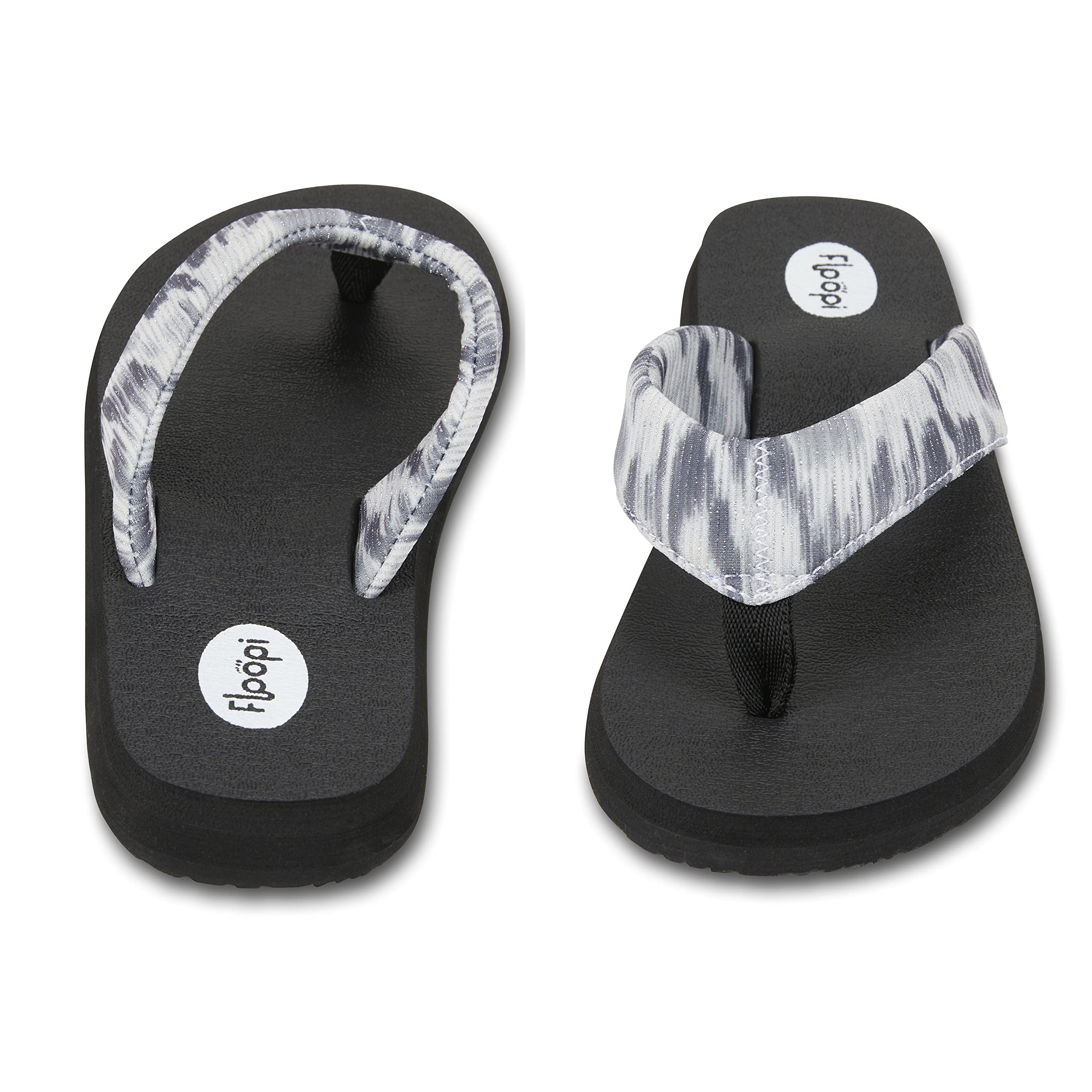 Floopi Women's Flip Flops - Comfortable Flat Yoga Sandals with Anti-Skid Soles for Beach, Pool, Yoga & Indoor/Outdoor Wear
