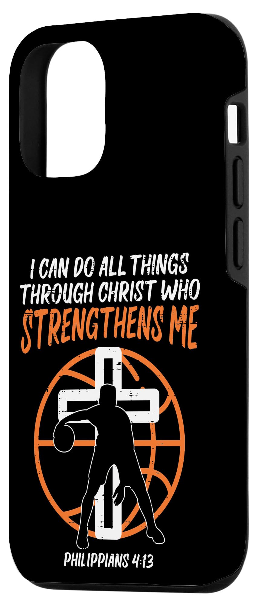 iPhone 12/12 Pro Christian Basketball Design Case - Religious Protective Cover for Men & Women - Perfect for Church, Games & Daily Use
