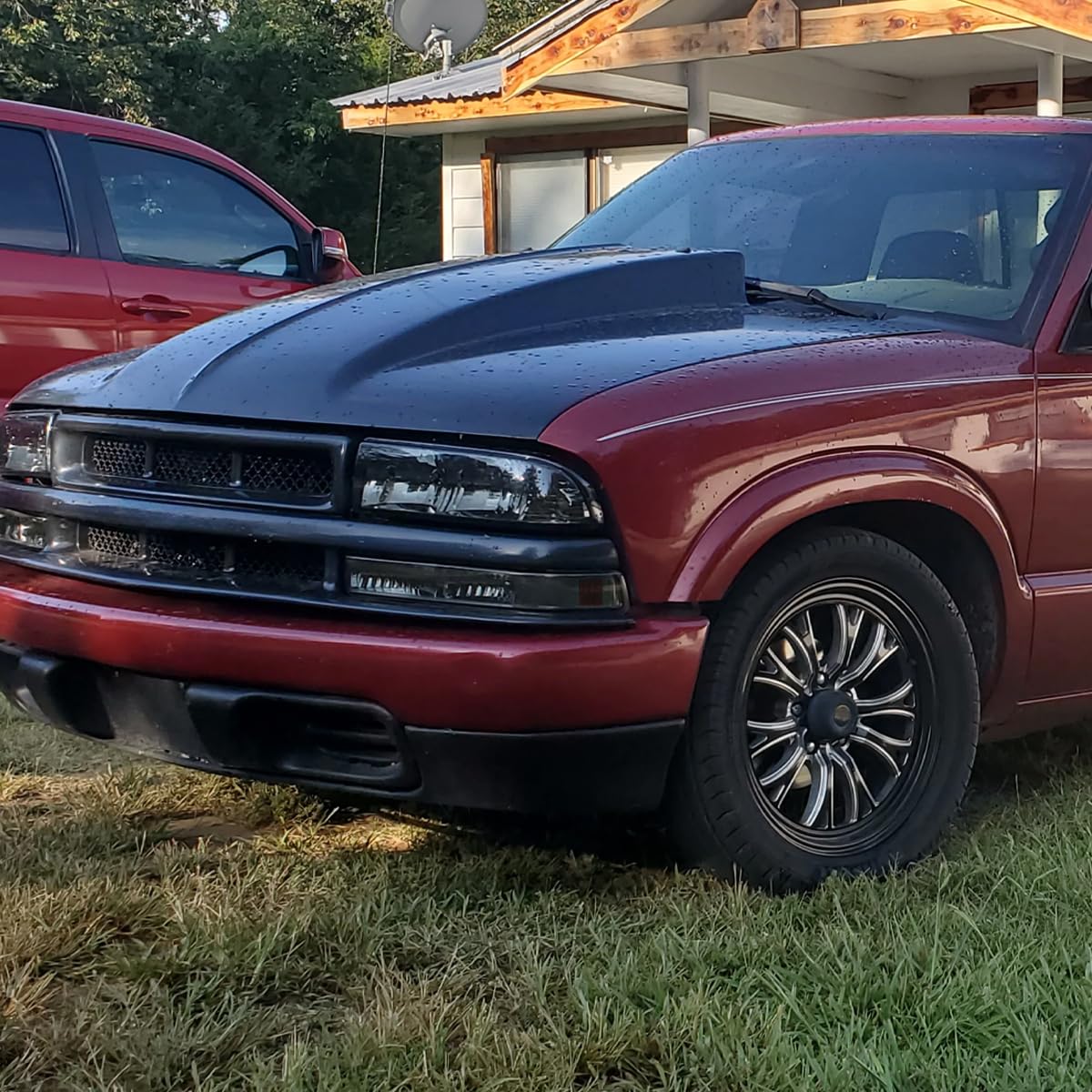 Spec-D Tuning Smoke Headlights & Bumper Lights Kit for 1998-2004 Chevy S10 & Blazer - Left & Right Pair Headlamp Assembly - Upgrade Your Ride with Stylish Nighttime Visibility
