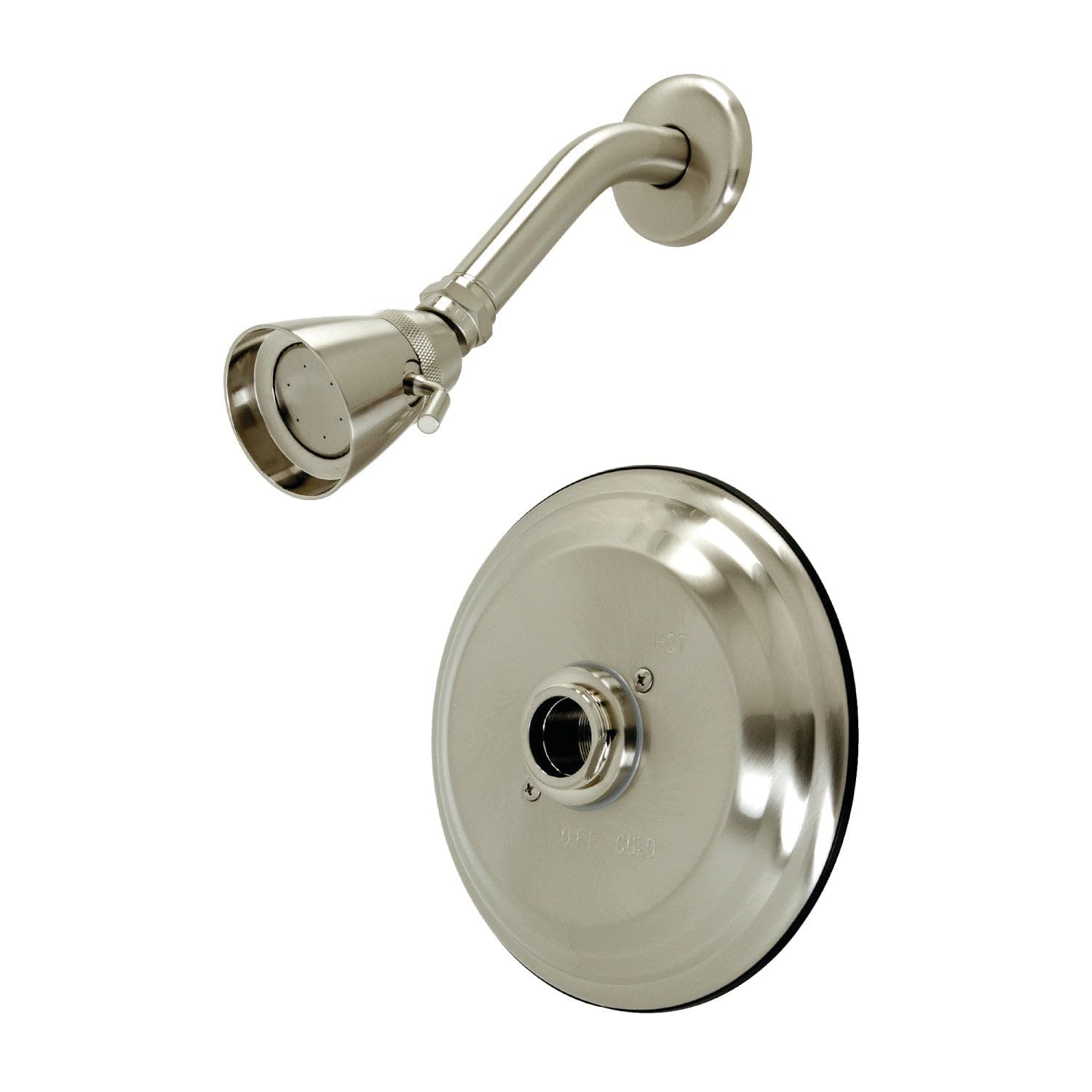 Kingston Brass KB3638TSLH Brushed Nickel Shower Faucet Trim Kit - 7.5