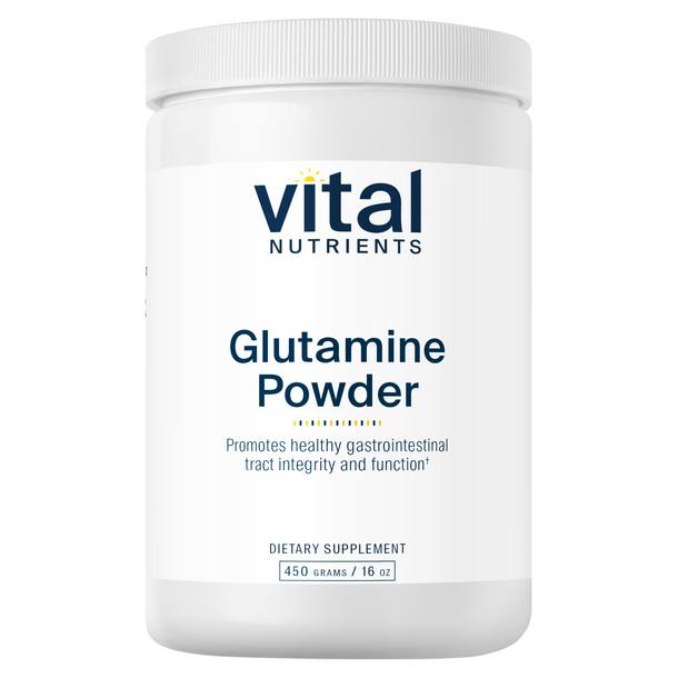 Vital Nutrients Glutamine Powder - 500g Pure L-Glutamine Supplement for Muscle Recovery & Gut Health | Post-Workout, Fitness, Digestion Support | Unflavored for Smoothies & Protein Shakes