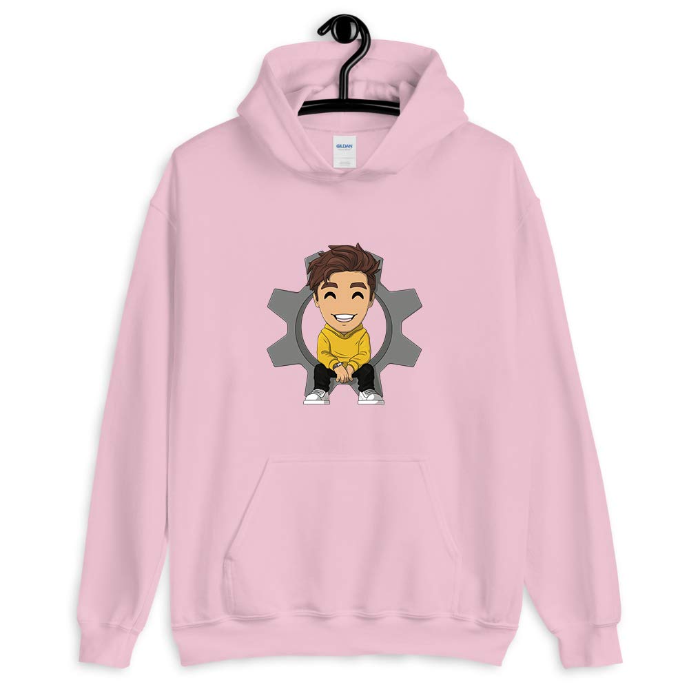 CrankGameplays Funny T-Shirt for Men, Women & Kids - Youth & Adult Sizes - Birthday Gift Idea - Long Sleeve, Hoodie & Crewneck Sweatshirt Options in Pink - Perfect for Gaming Fans, Streamer Merch & Casual Wear