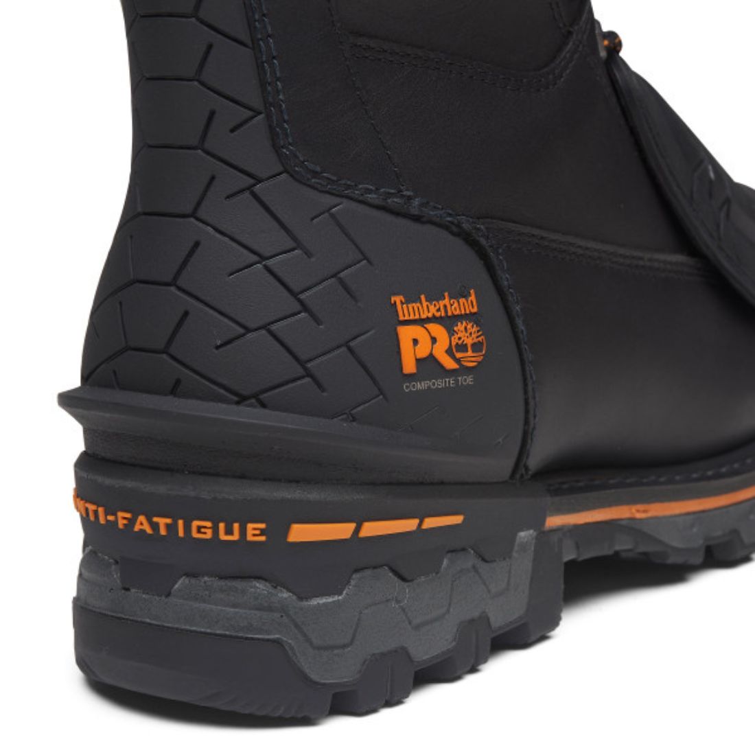 Timberland PRO Boondock Men's 8 Inch Waterproof Composite Toe Work Boots with MET Guard - TB0A66G7EDW Black | Slip Resistant Safety Shoes for Construction, Warehouse & Outdoor Work