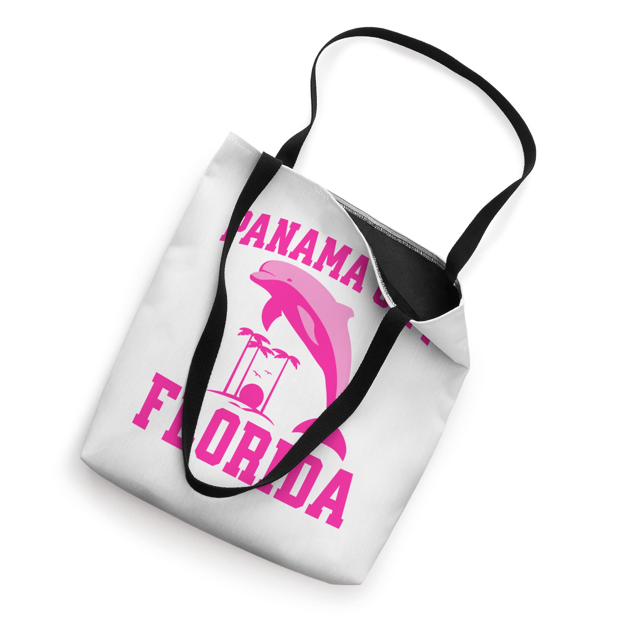 Durable Panama City Florida Beach Tote Bag - Perfect for Summer Vacation, Dolphin Lover Gift, Beach Essentials & Shopping