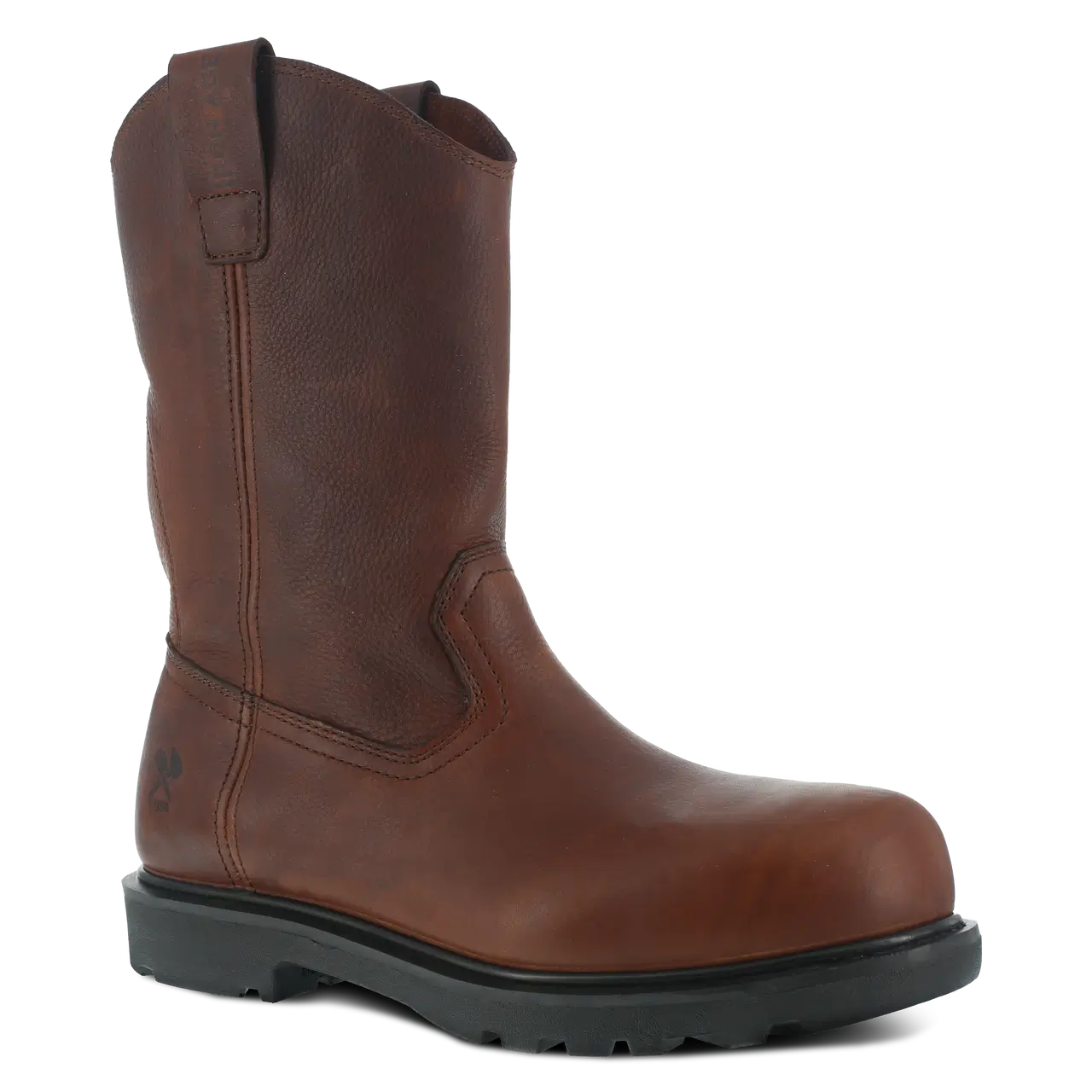 Hauler Composite Toe 11 Inch Wellington Work Boot Brown