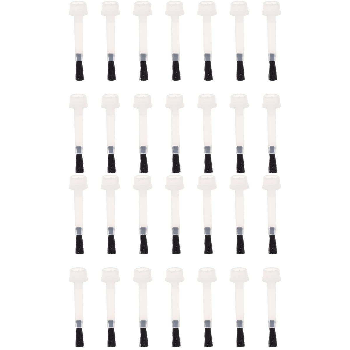FOMIYES 40 Pcs Nail Polish Replacement Brush Set - Professional Gel Polish Bottle Brushes for Manicure & Nail Art - Portable Nail Supplies for Home Salon & DIY Nail Care