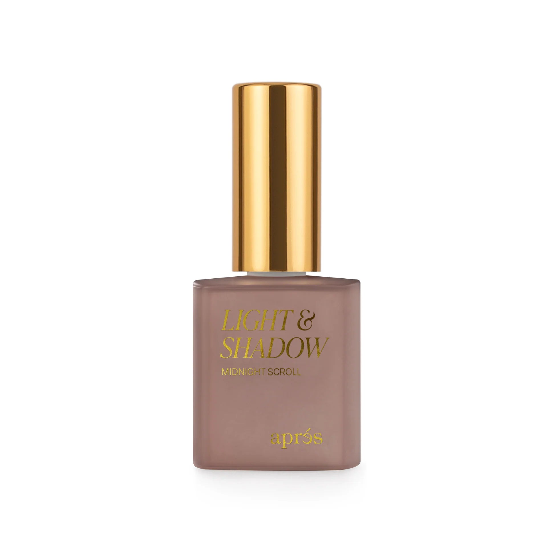 Apres Light & Shadow Sheer Gel Couleur 703 Midnight Scroll - Semi-Transparent Nail Polish for French Manicure & Nail Art - Perfect for Salon, Home Use & Special Occasions