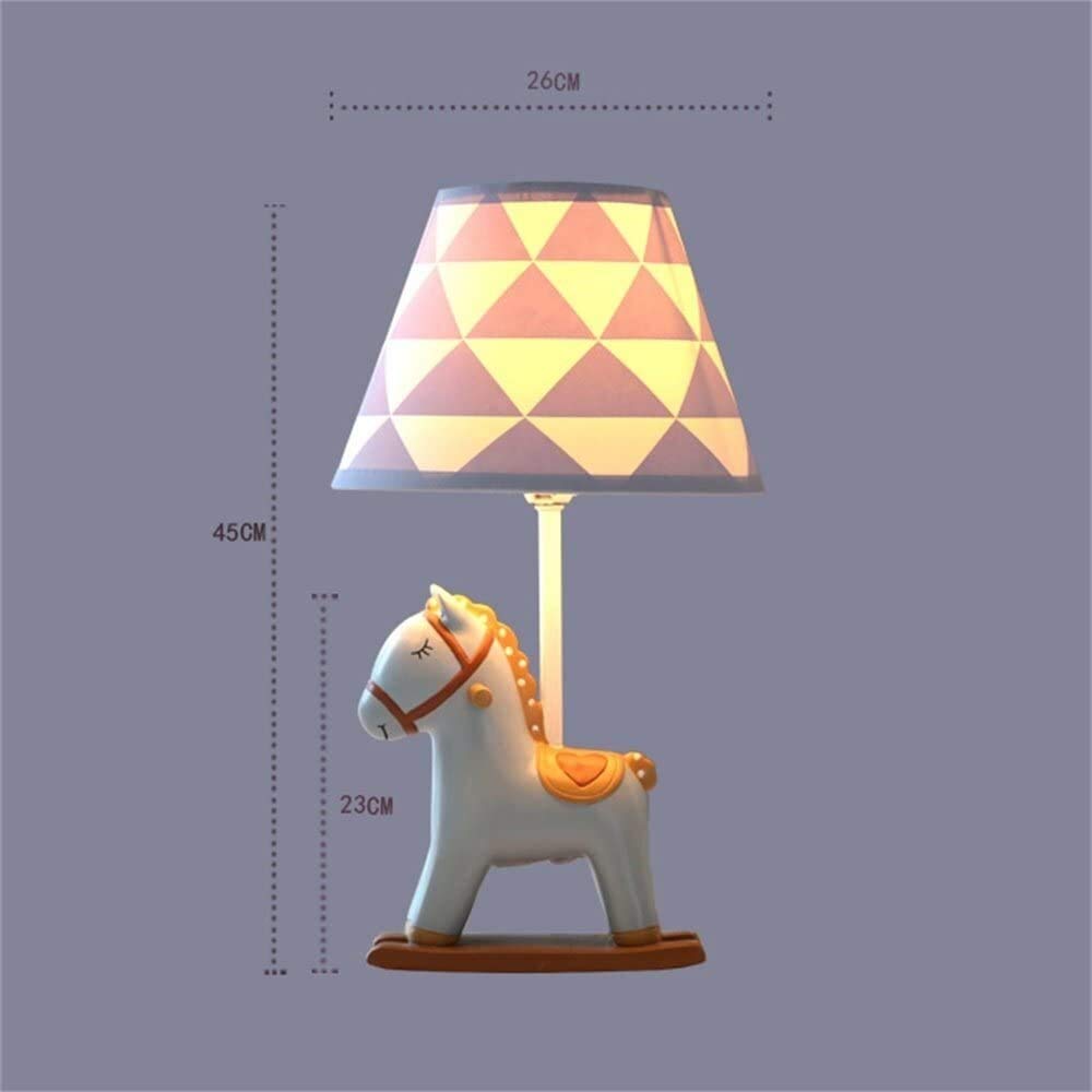 Adjustable LED Desk Lamp with Warm Lighting - Cute Pony Design for Bedroom, Nursery, or Office Workspace | Perfect for Reading, Studying, and Nightstand Use