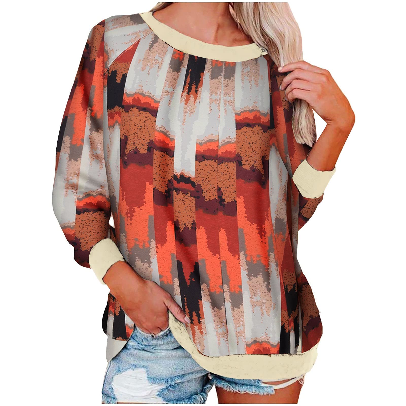 Western Style Ethnic Print Round Neck Short Sleeve Women's T-Shirt - Casual Boho Chic Top for Summer Outings & Music Festivals