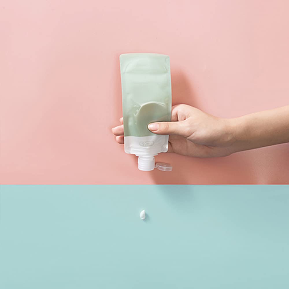 Ubersweet® 2-Pack 90ml Leakproof Travel Bottles for Shampoo, Conditioner & Lotion - Portable Squeezable Toiletry Containers for Hand Cream & Cosmetics | Perfect for Air Travel, Gym & Vacation Essentials