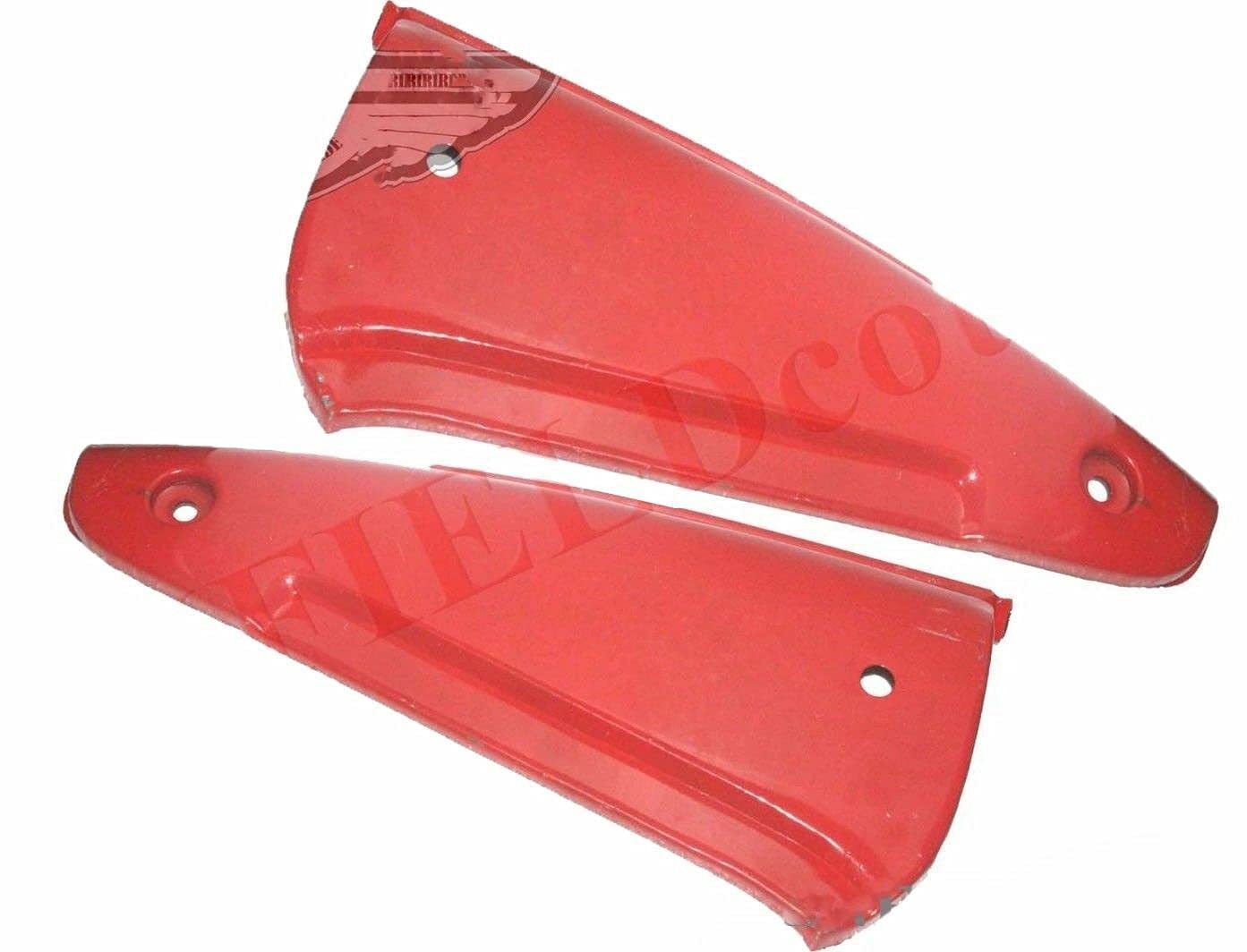 New Steel Red Painted Bonnet Side Panel Set for Massey Ferguson Tractor - Perfect for Restoration Projects & Farm Equipment Maintenance