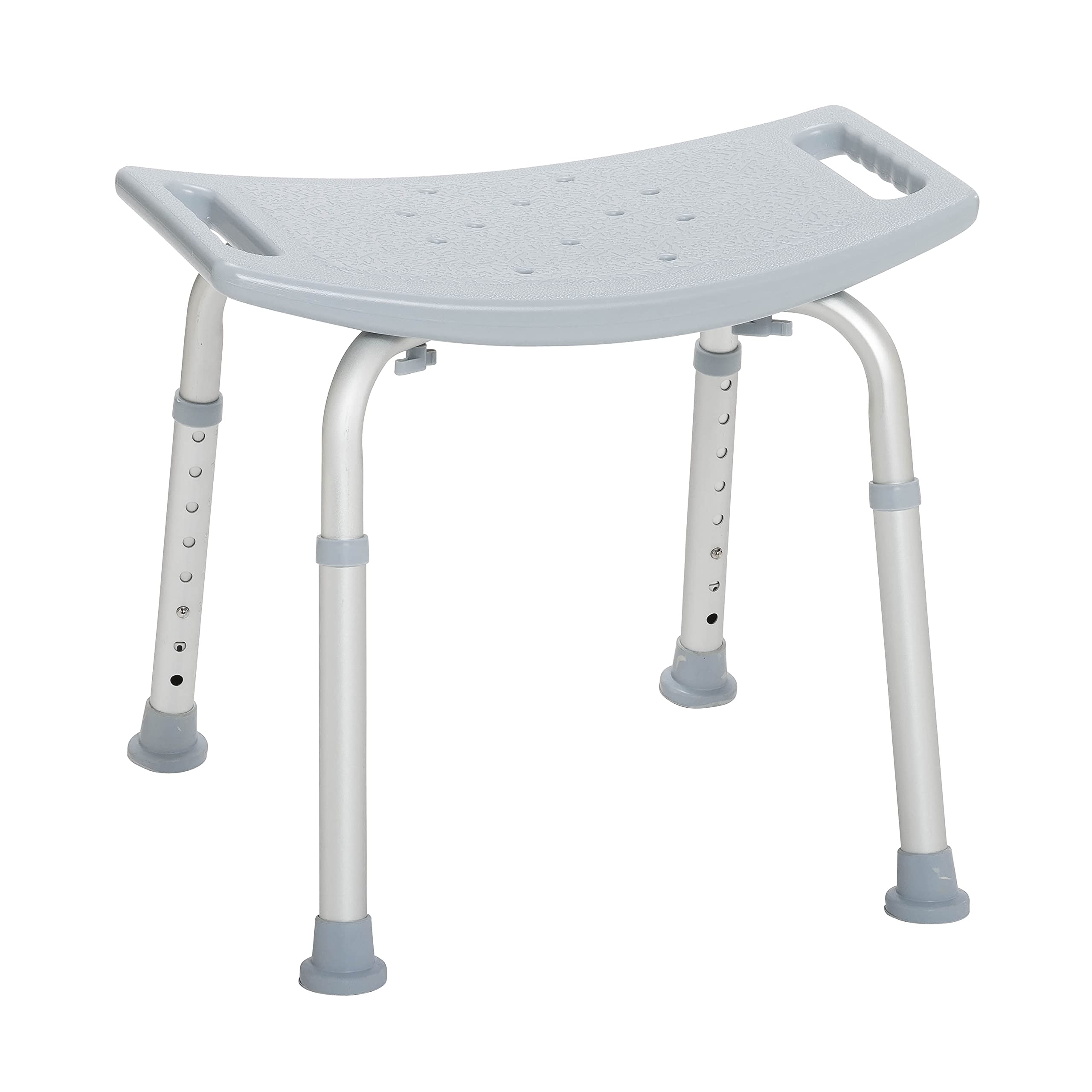 **HealthSmart Raised Toilet Seat Riser - Fits Most Standard Round Toilets, Non-Slip Pads for Safety, Extra Comfort & Elevation - Ideal for Elderly & Post-Surgery Recovery**    **Drive Medical RTL12203KDR Shower Chair - Sturdy & Adjustable Bath Seat with Back Support, Non-Slip Feet - Perfect for Seniors & Mobility Assistance**