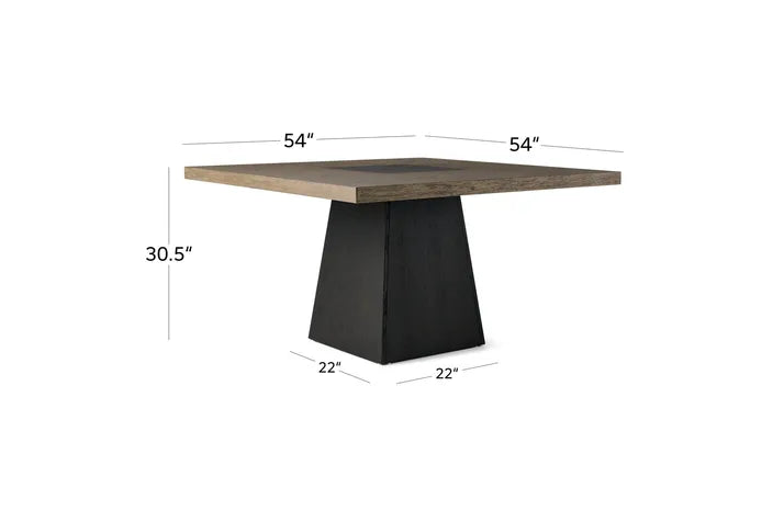 Jessica 54 Square Dining Bench Set - 5 Piece Modern Kitchen Table & Chairs for Small Spaces - Perfect for Breakfast Nook, Apartment Dining, and Cozy Family Gatherings