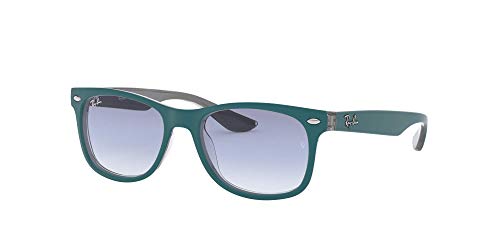 Matte Turquoise on Grey/Clear Gradient Light Blue