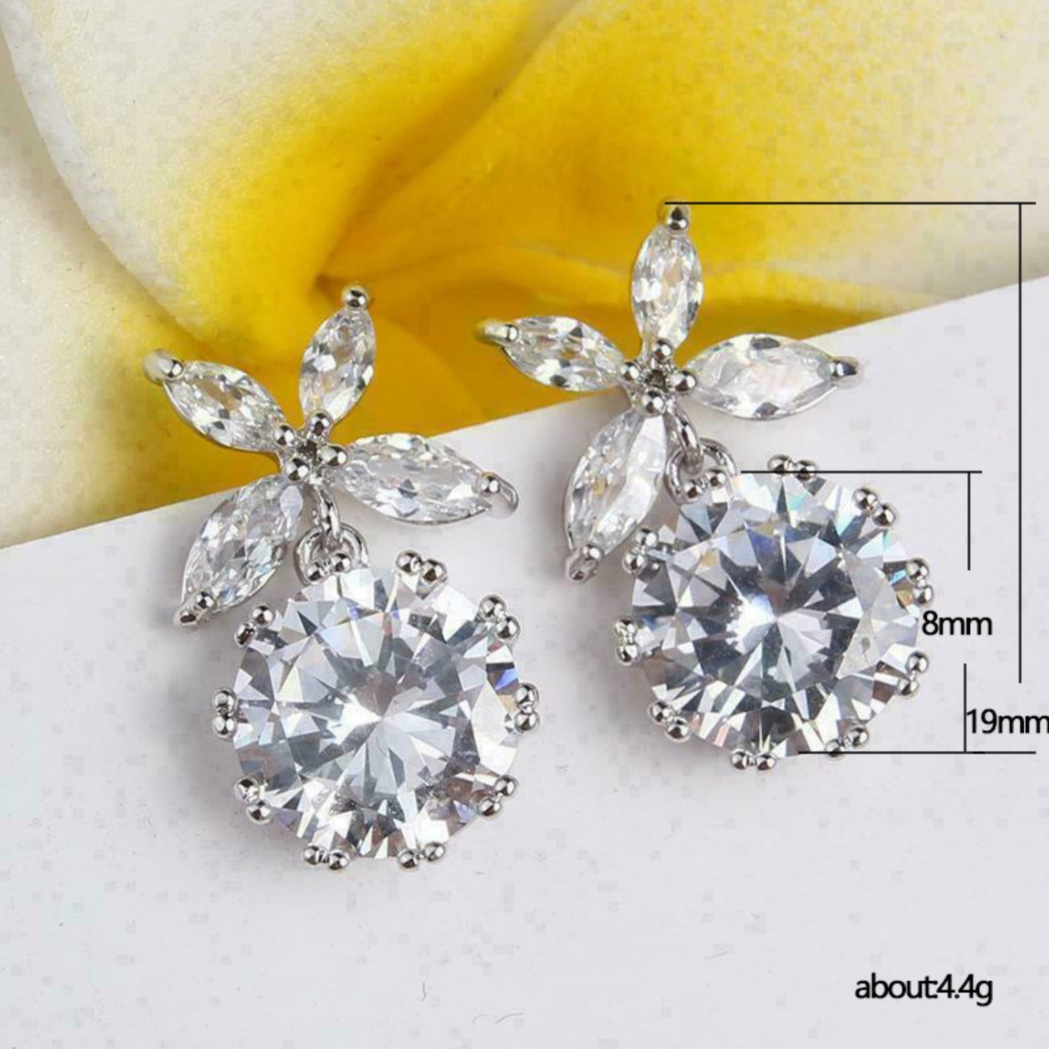 Sparkling Butterfly Stud Earrings for Women - 14K Gold Plated Pave CZ Earrings | Elegant Gift for Sister, Girlfriend & Loved Ones | Perfect for Date Night, Anniversary & Special Occasions