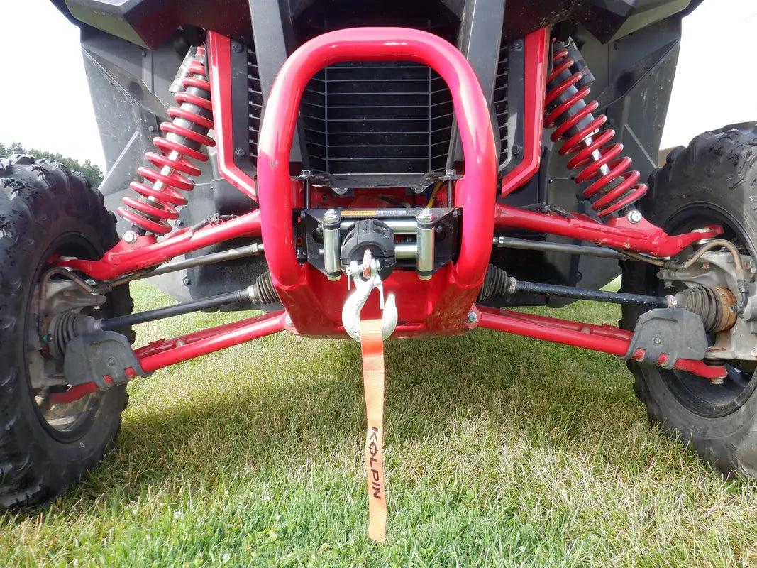 KOLPIN Quick Mount Winch 4500lb with Synthetic Rope for Honda Talon 1000 UTV - Heavy-Duty Off-Road Recovery & Utility Use