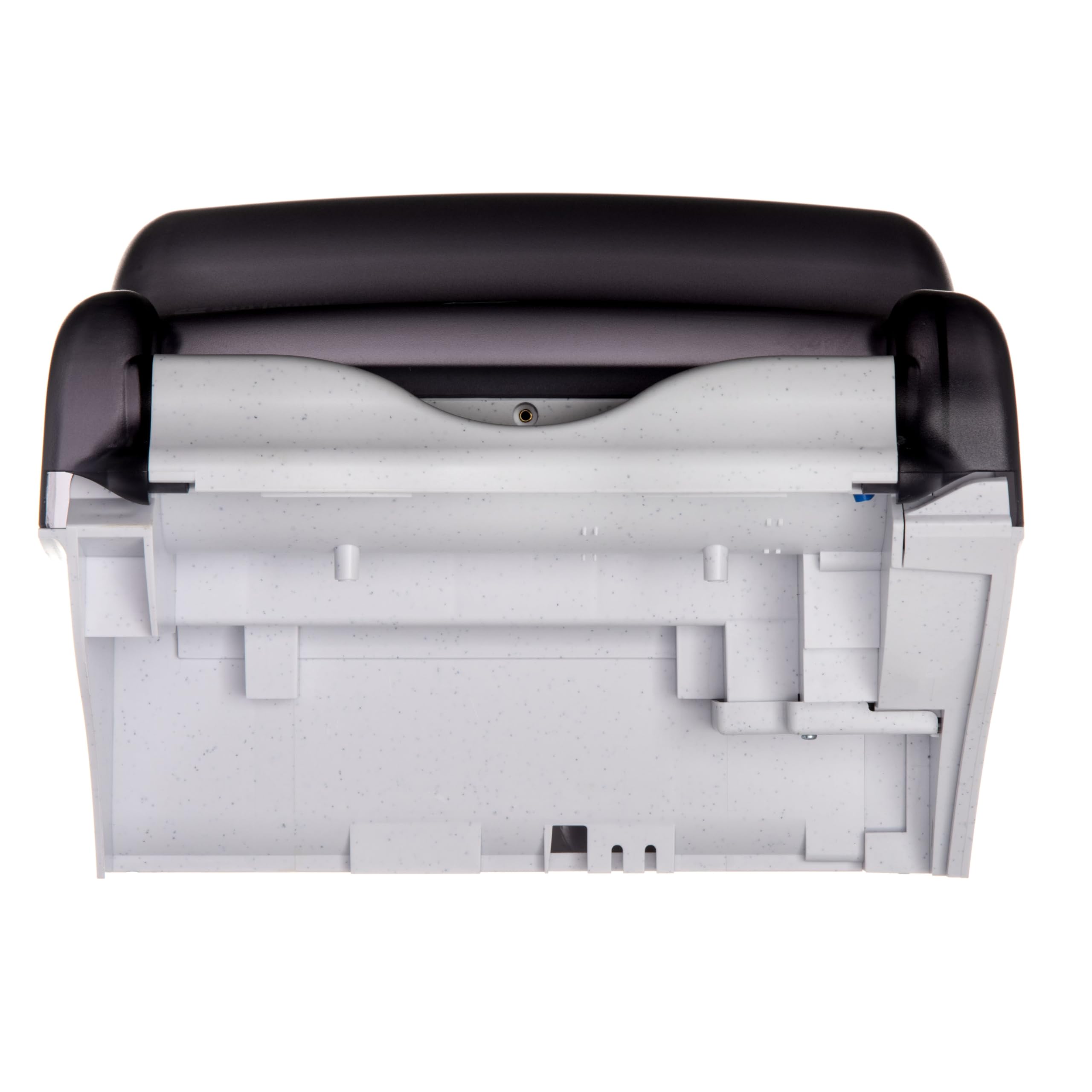 San Jamar Classic Smart Essence Plastic Paper Towel Dispenser - Black Pearl, 10 x 14.5 x 12.5 Inches - Bathroom & Kitchen Towel Holder for Countertop, Wall Mount - Hygienic & Space-Saving Solution for Homes, Offices & Restaurants