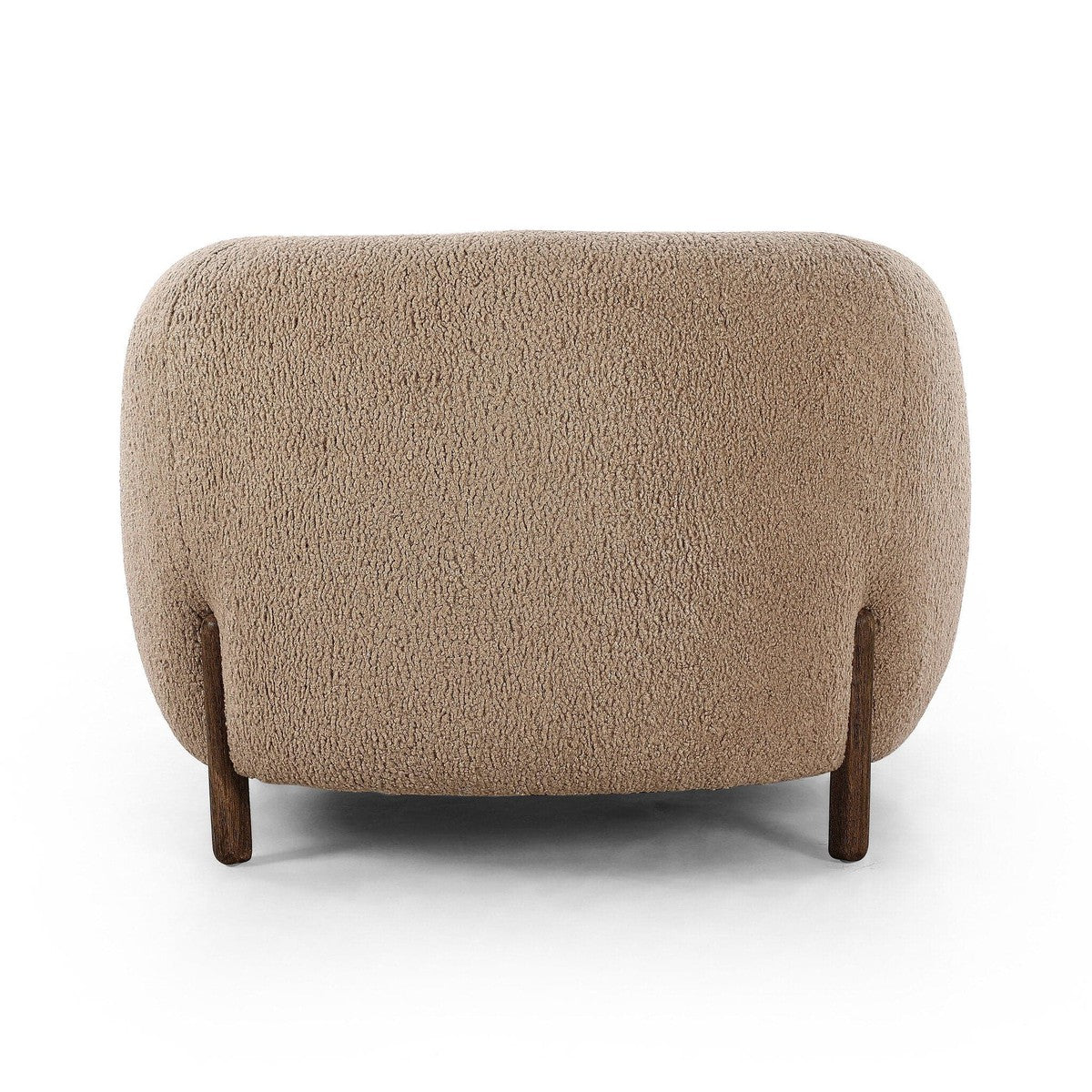 Annora Chair - Premium Sheepskin & Camel Upholstered Accent Chair for Living Room, Bedroom, or Office - Cozy Modern Seating with Soft Fabric and Ergonomic Design