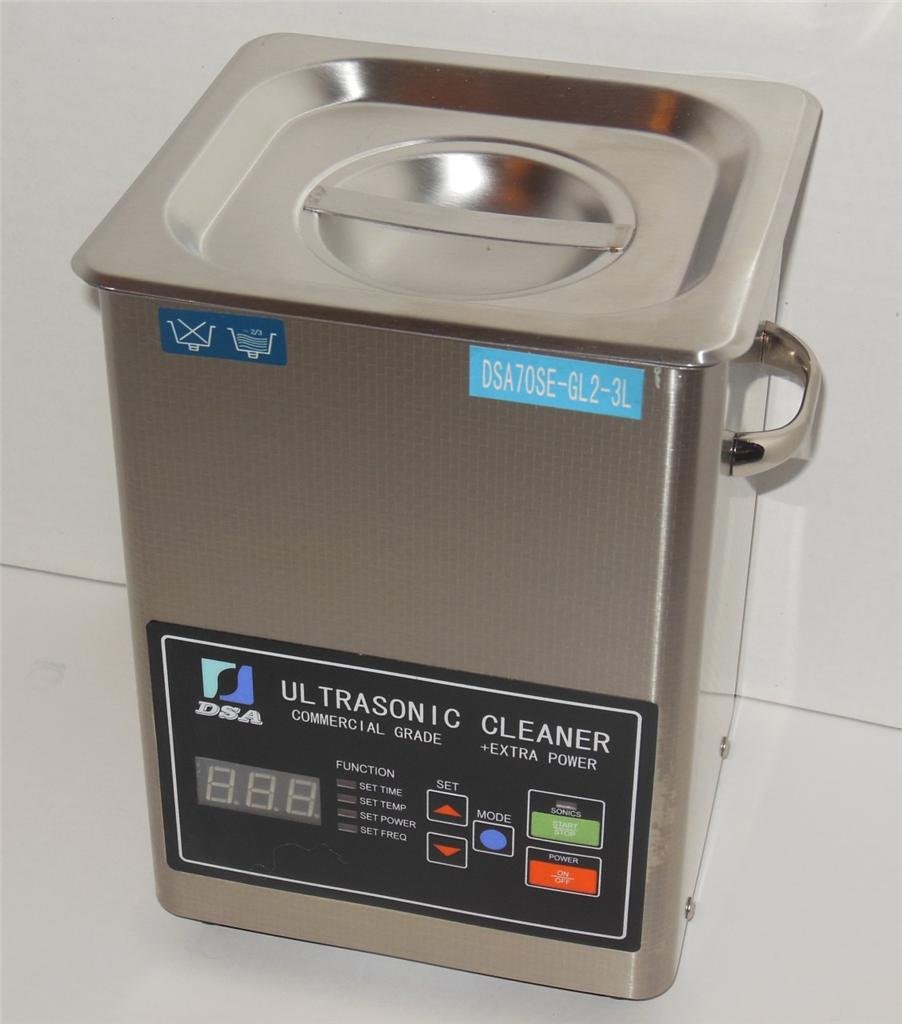 DSA70SE-GL2 3L 270W Dual Frequency 20/40KHz Digital Heated Ultrasonic Parts Cleaner Machine - Industrial Cleaning Equipment for Jewelry, Watches, Automotive Parts & Electronics