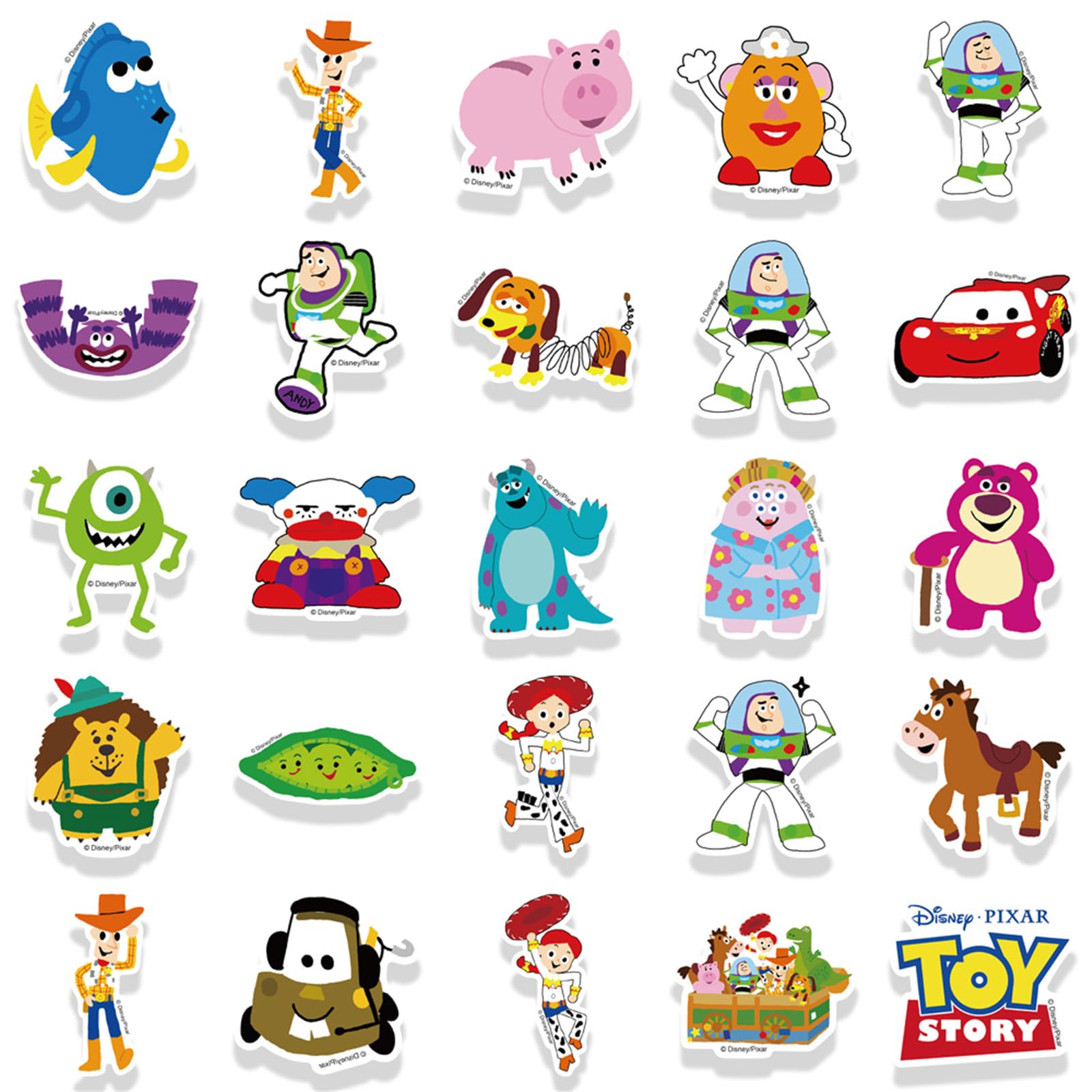 200Pcs Disney Princess Stickers Pack - Cute Cartoon Character Decals for Kids, Teens & Adults - Waterproof Vinyl Stickers for Water Bottles, Laptops, Luggage - Perfect for School, DIY Crafts & Party Favors