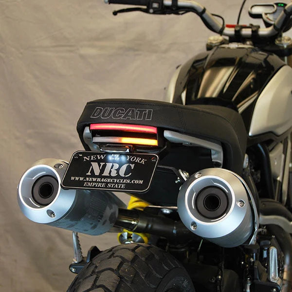Ducati Scrambler 1100 Fender Eliminator Kit for 2018-2023 Models | Rear Fender Delete & License Plate Relocator | Motorcycle Customization & Street Legal Upgrade