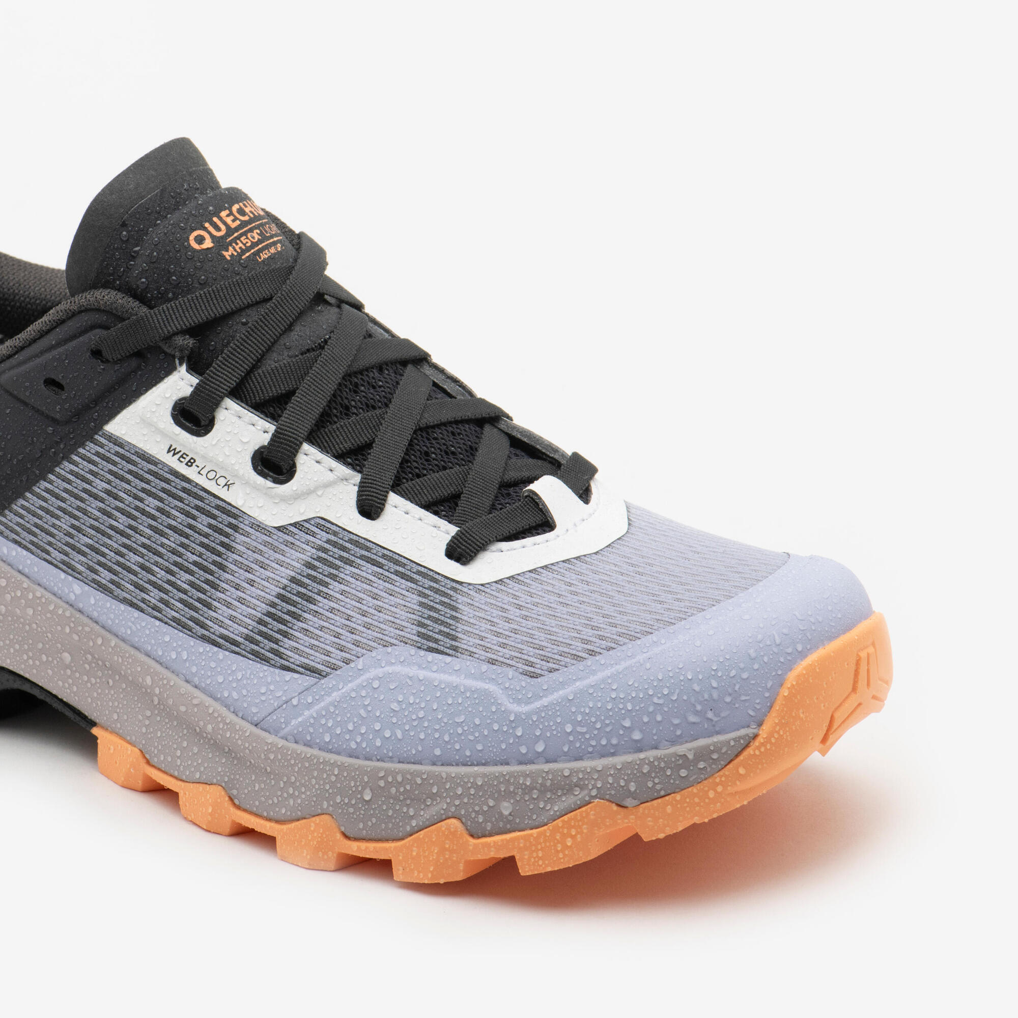 Quechua Women's MH500 Lightweight Hiking Shoes - Waterproof & Breathable Trail Running Shoes for Outdoor Adventures, Hiking, and Travel