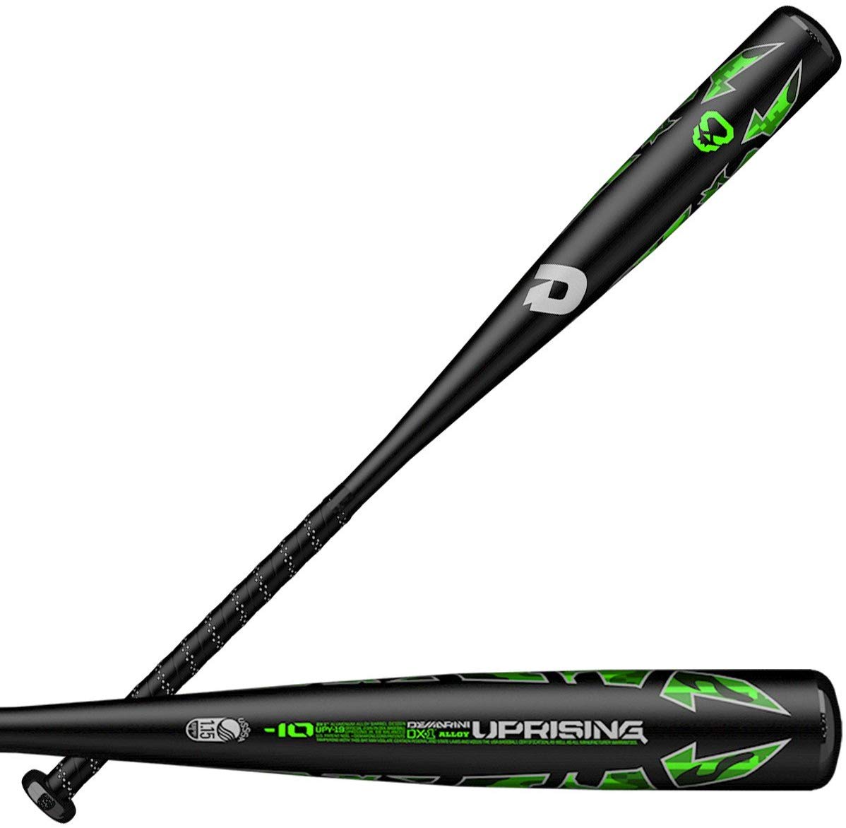 DeMarini UPY 19 Uprising Junior Big Barrel Alloy Baseball Bat 2 3/4