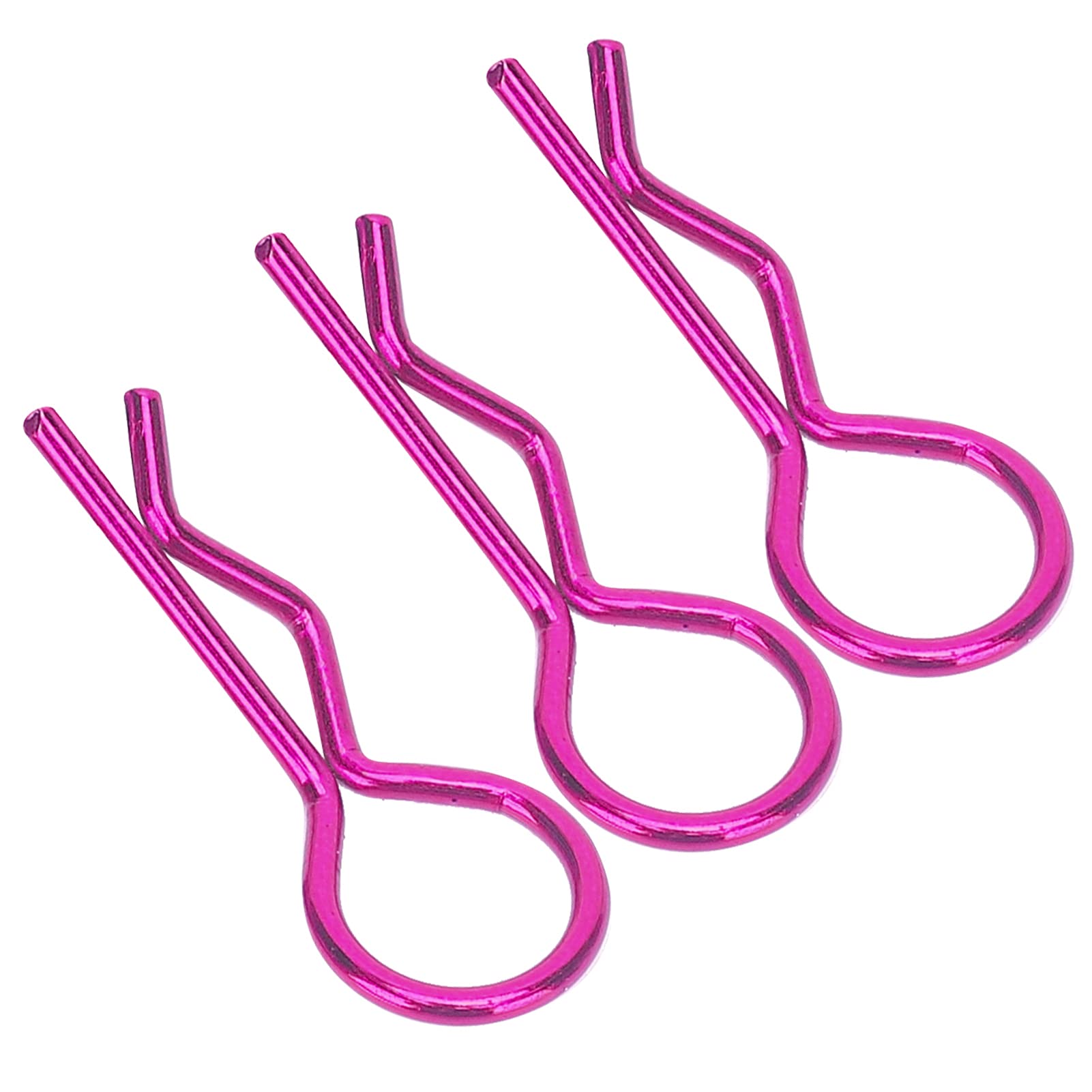 Alomejor RC Car Body Clips - Heavy Duty R-Shape Shell Clips for 1/5 1/6 1/8 1/10 Scale Remote Control Cars - Perfect for Off-Road Bashing, Racing & RC Model Car Maintenance