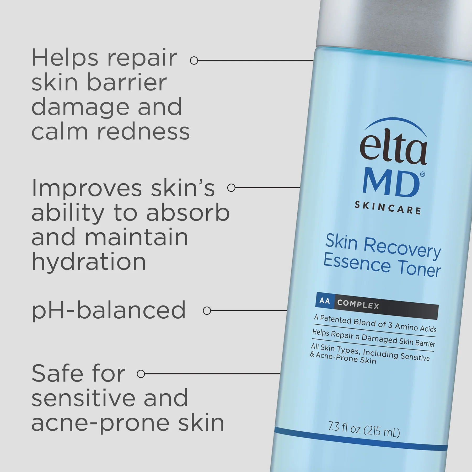 EltaMD Skin Recovery Essence Toner - Hydrating Facial Toner for Sensitive Skin | Alcohol-Free, Soothing & Moisturizing | Perfect for Daily Skincare Routine & Post-Cleansing