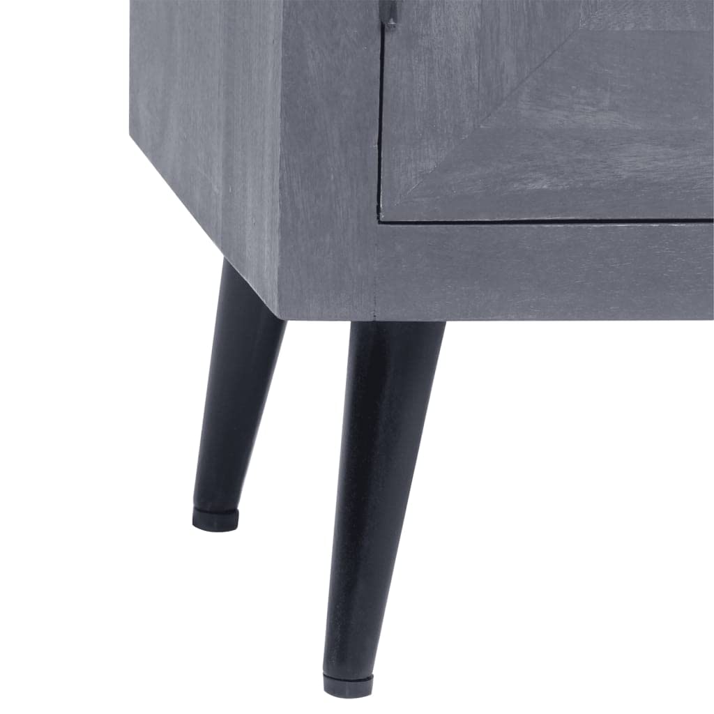 Solid Mango Wood Sideboard with Large Storage - 23.6