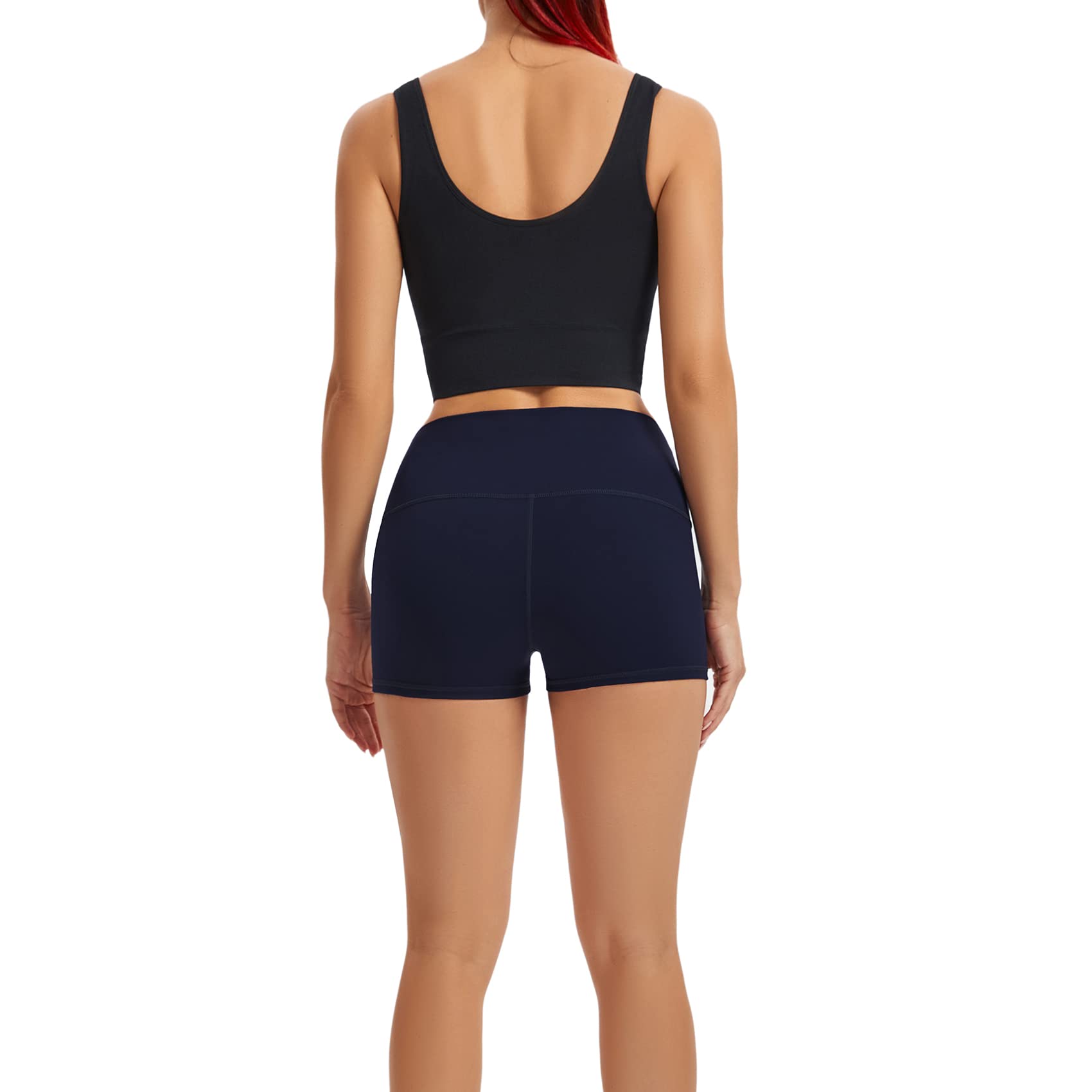 LXNMGO High Waist Yoga Shorts for Women - 2