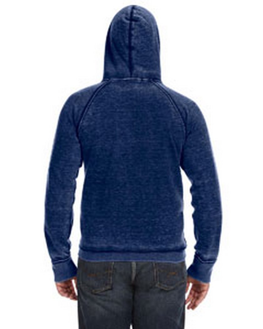 Vintage Distressed Pullover Hoodie for Men & Women - J America Retro Style Cotton Sweatshirt with Hood - Perfect for Casual Wear, Street Fashion & Layering
