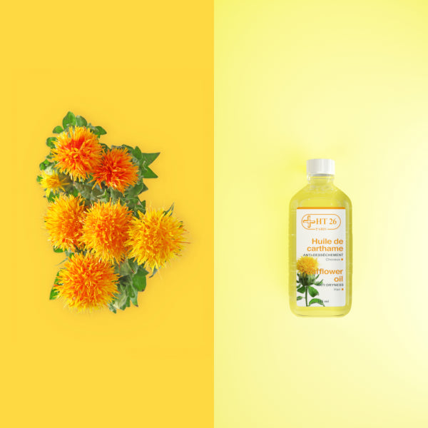 HT26 Safflower Oil for Dry & Damaged Skin - 4.23 oz | Intense Hydration & Skin Repair | Perfect for Night Routine & Winter Care