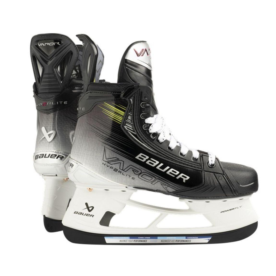 Bauer Vapor Hyperlite2 Senior Hockey Skates - Lightweight Performance Skates for Competitive Ice Hockey Players & Speed Skating
